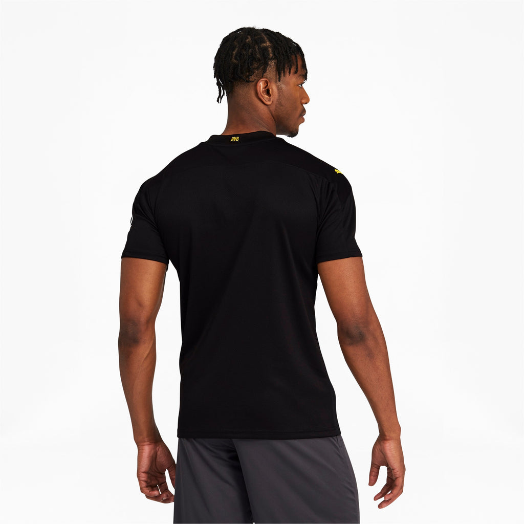 [757161-02] Mens Puma BVB BORUSSIA DORTMUND AWAY SHIRT REPLICA SHORT SLEEVE