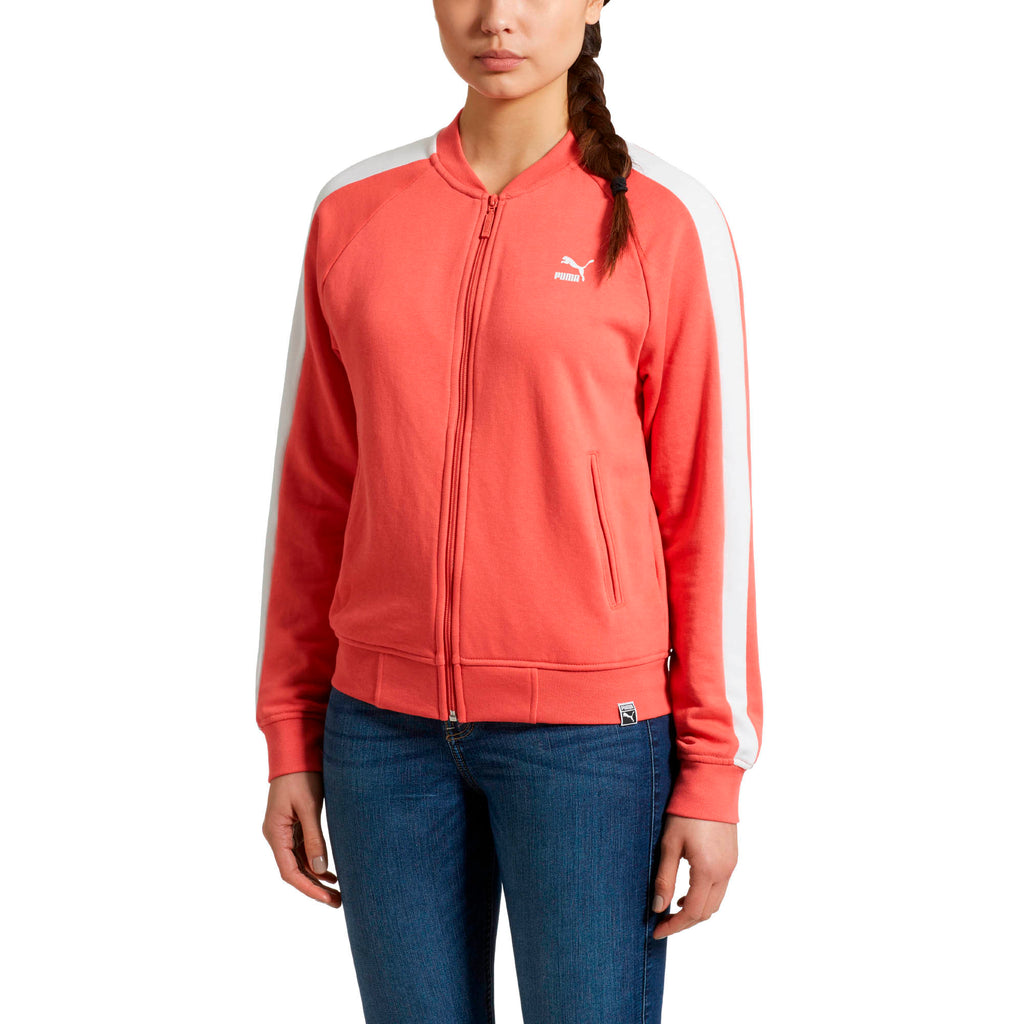 [575071-23] Womens Puma Classics Logo T7 Track Jaket