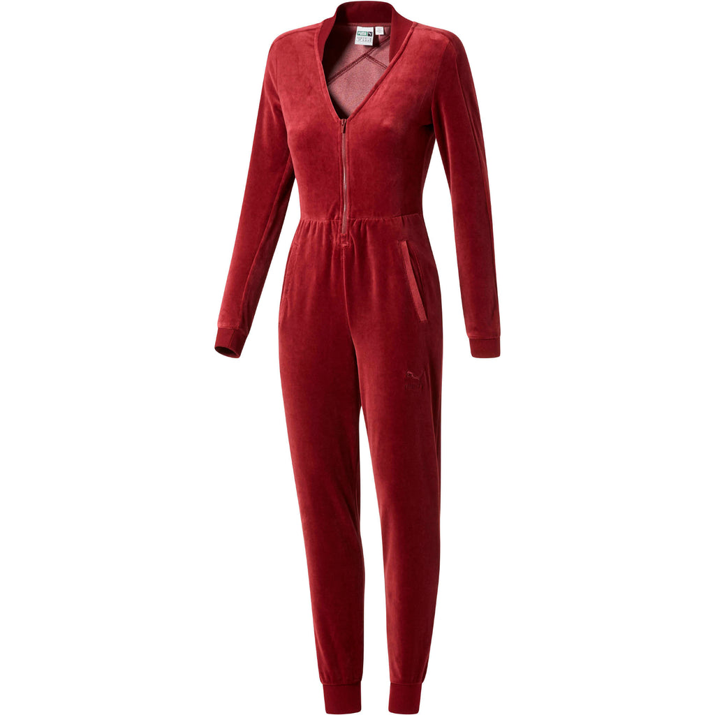 [516472-04] Womens Puma VELOUR T7 JUMPSUIT