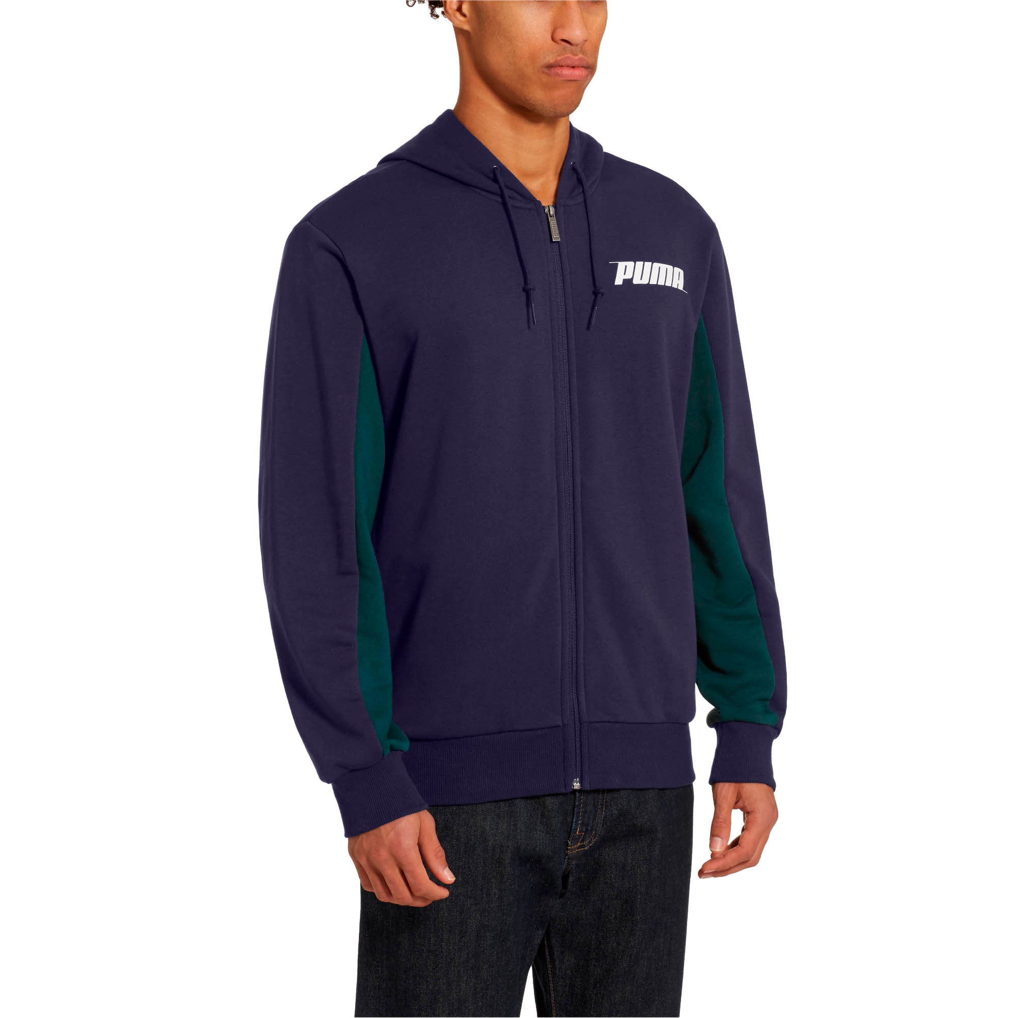 [854200-06] Mens Puma Rebel Hooded Track Jacket
