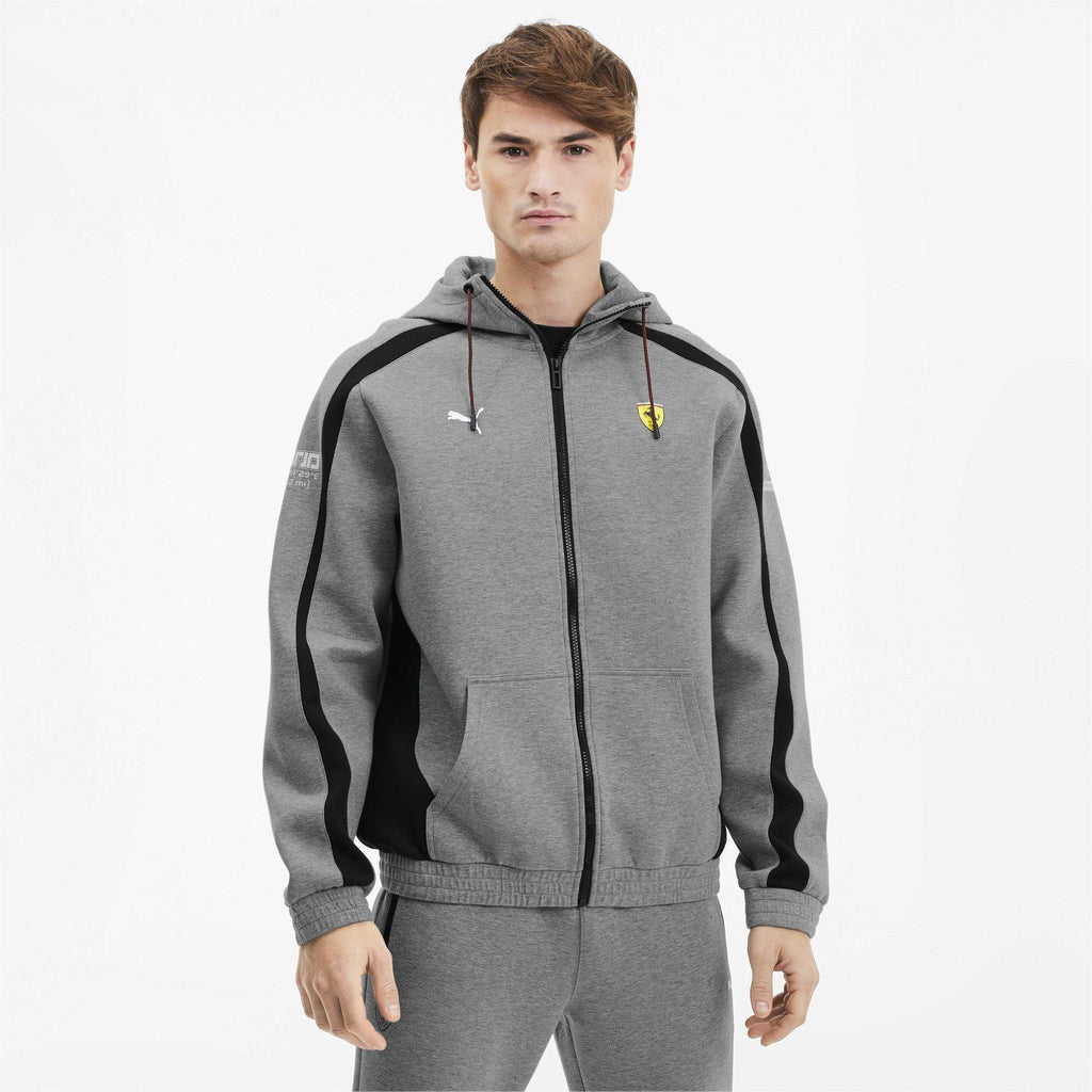 [596145-03] Mens Puma SF Ferrari Hooded Sweat Jacket - sneakAR