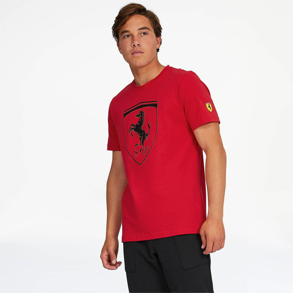 [595554-01] Mens Puma SF Ferrari Big Shield Tee - sneakAR