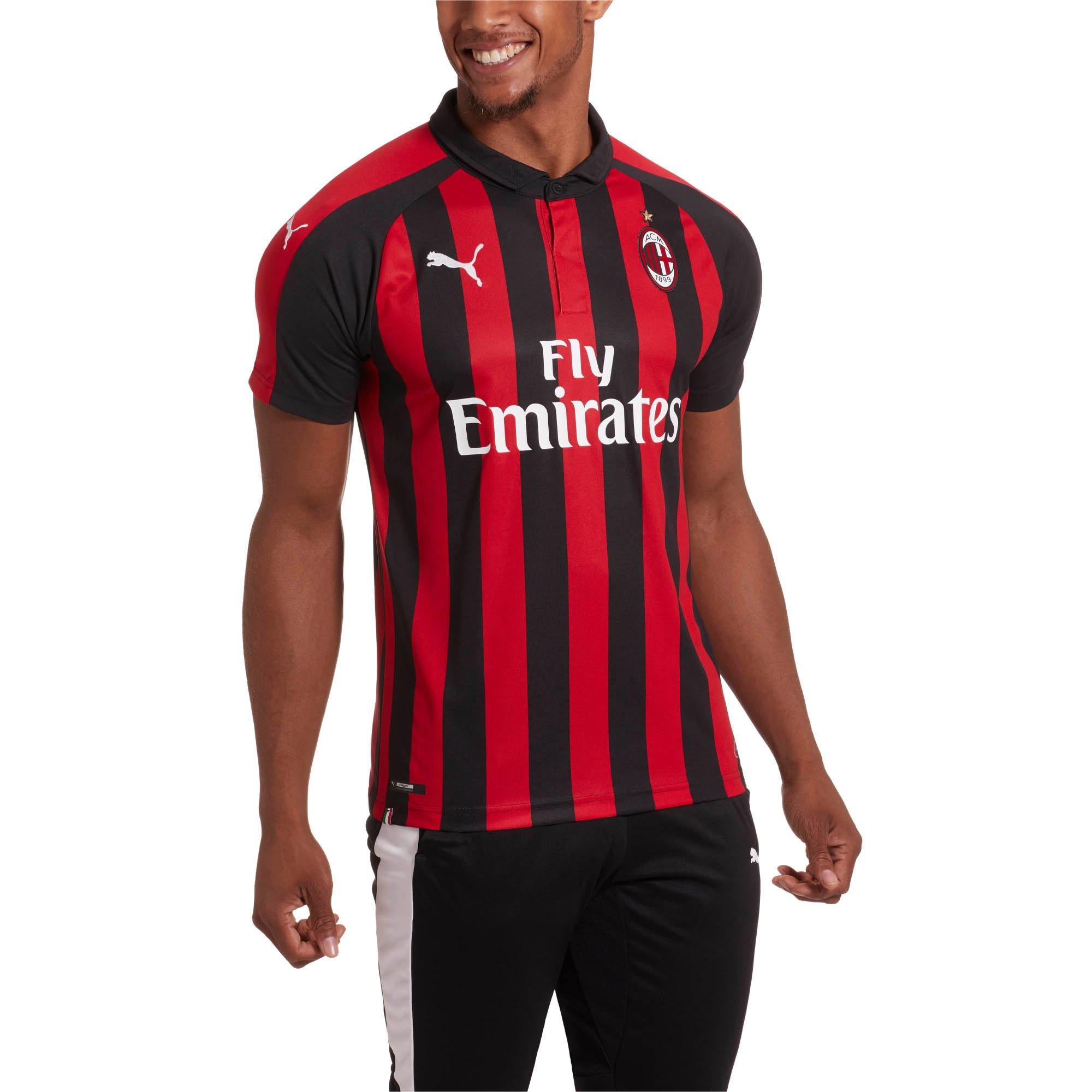 [754419-06] Mens Puma AC Milan Home Shirt Replica SS - sneakAR