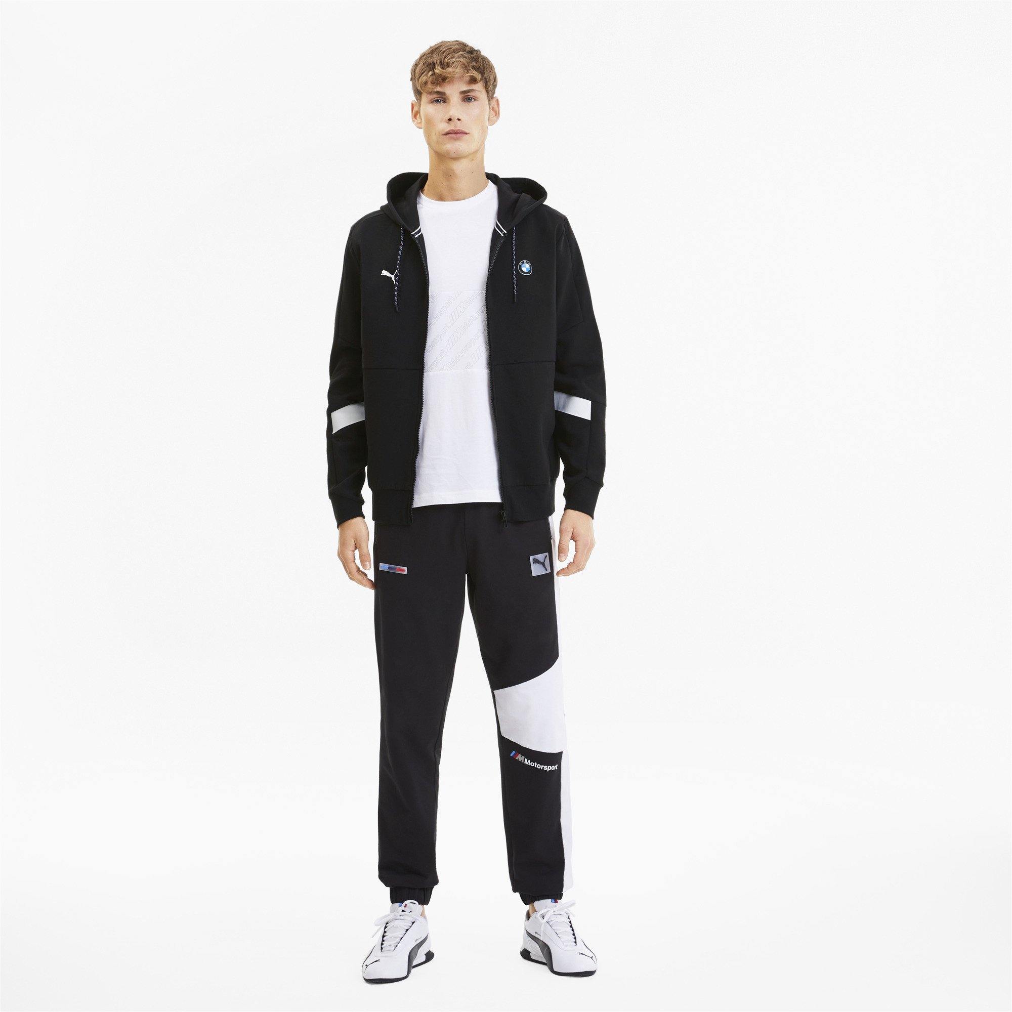 [596097-01] Mens Puma BMW Motorsport Hooded Sweat Jacket - sneakAR