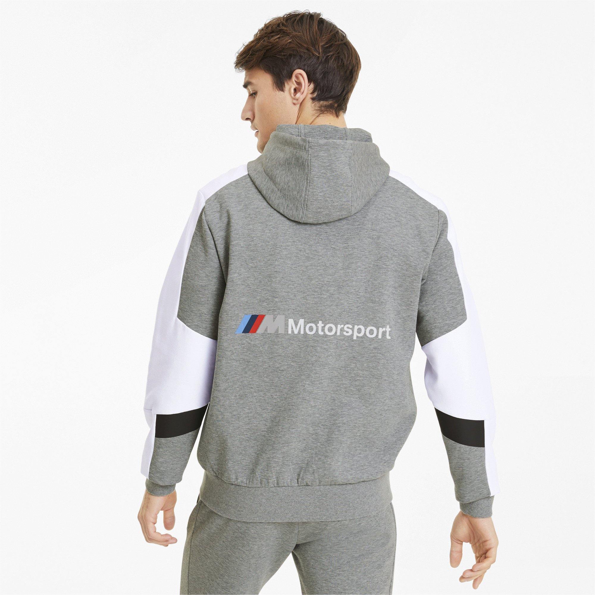 [596097-03] Mens Puma BMW Motorsport Hooded Sweat Jacket - sneakAR