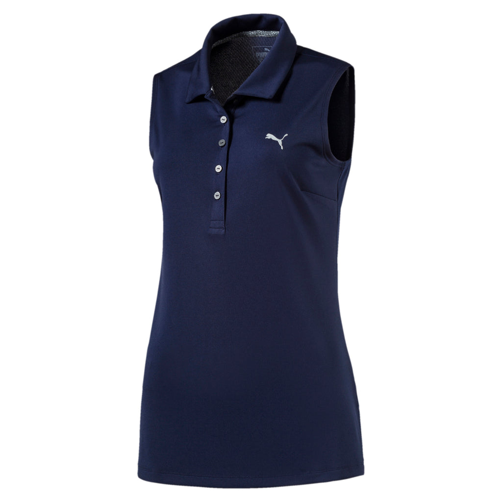 [574773-03] Womens Puma Pounce Sleeveless Polo