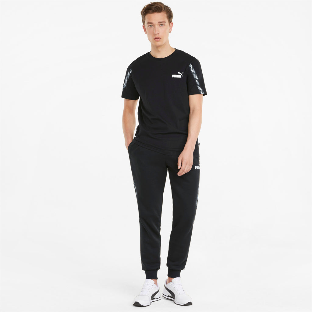 [589397-01] Mens Puma Power Tape Sweat Pants Fleece