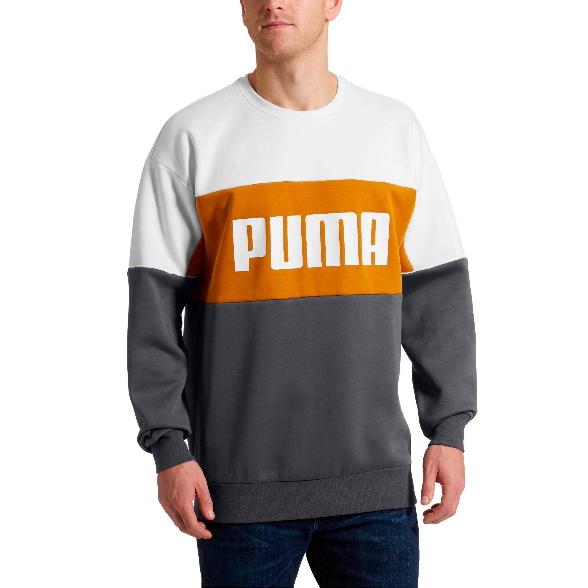 [576836-14] Mens Puma Retro Crewneck