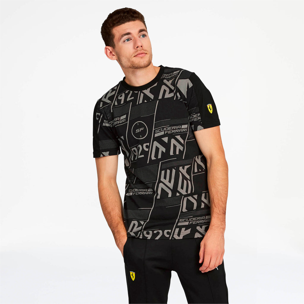 [595423-02] Mens Puma SF Ferrari AOP Tee