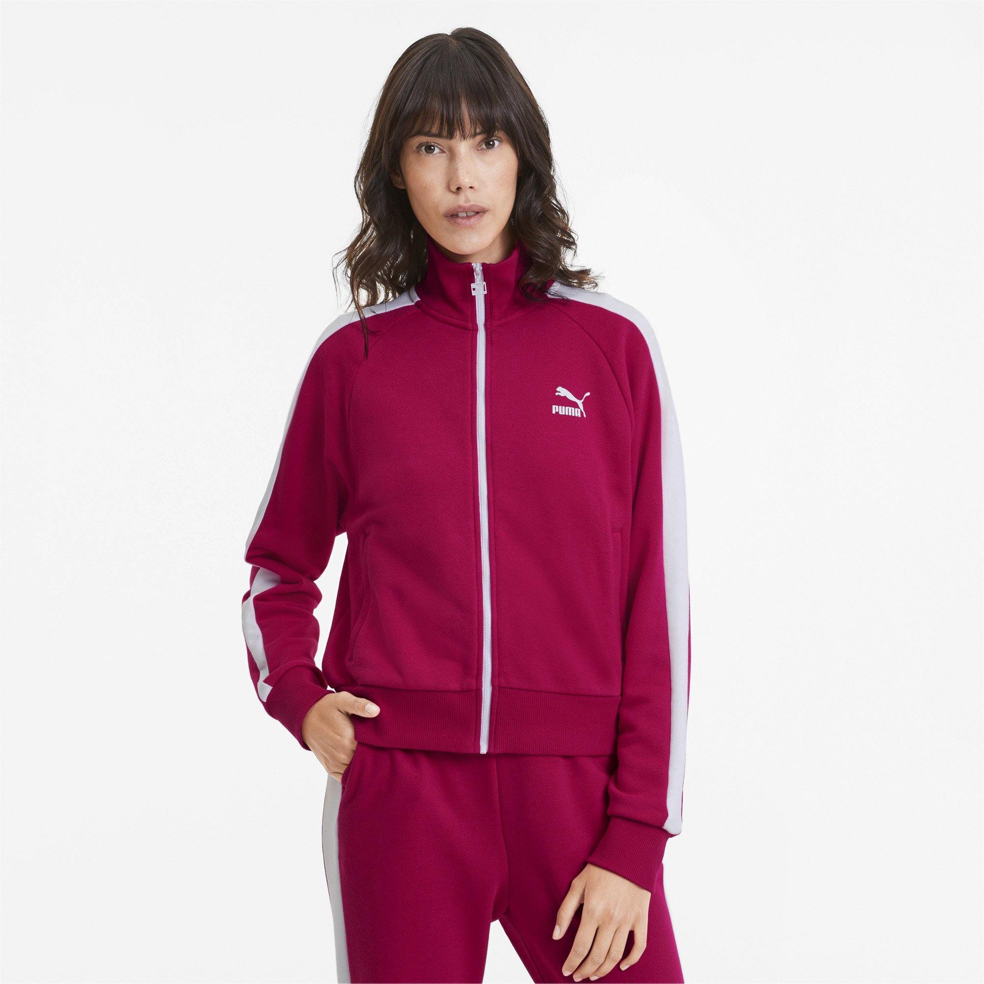 [595204-15] Womens Puma Classics T7 Track Jacket - sneakAR
