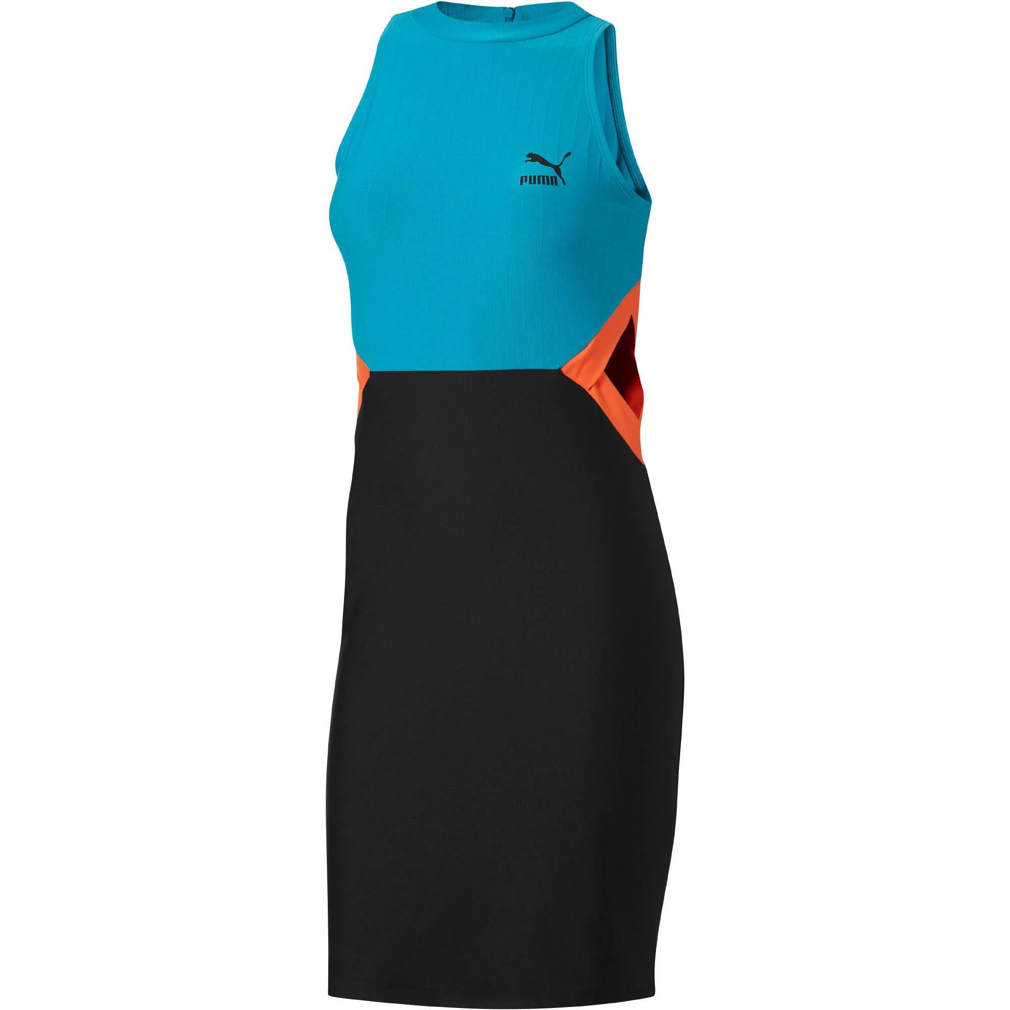 [578863-28] Womens Puma Classics Cut Out Dress - sneakAR