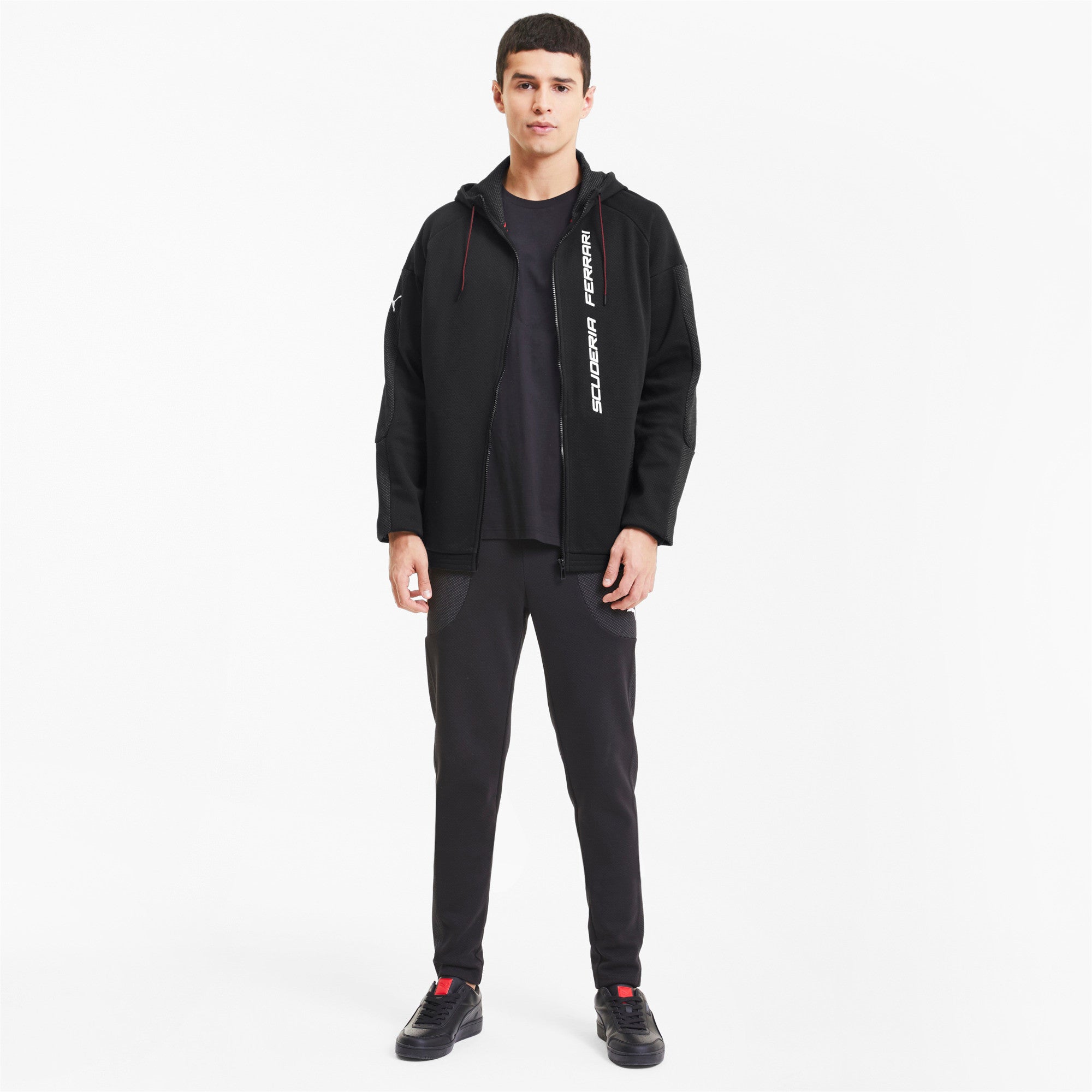 [597951-02] Mens Puma SF Ferrari Race Hooded Sweat Jacket