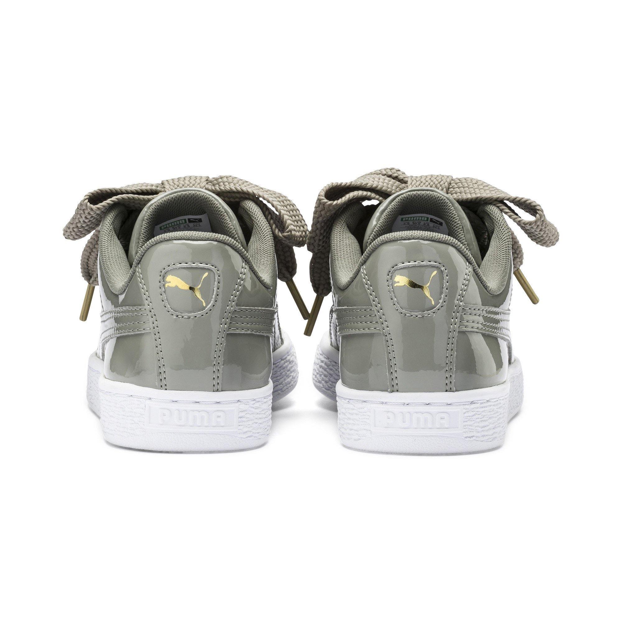 [363073-12] Womens Puma Basket Heart Patent - sneakAR
