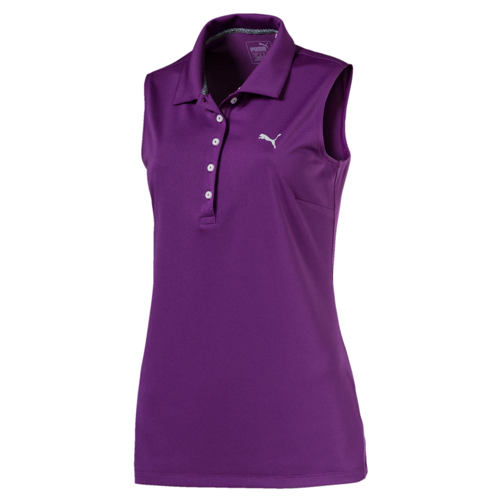 [574773-12] Womens Puma Pounce Sleeveless Polo