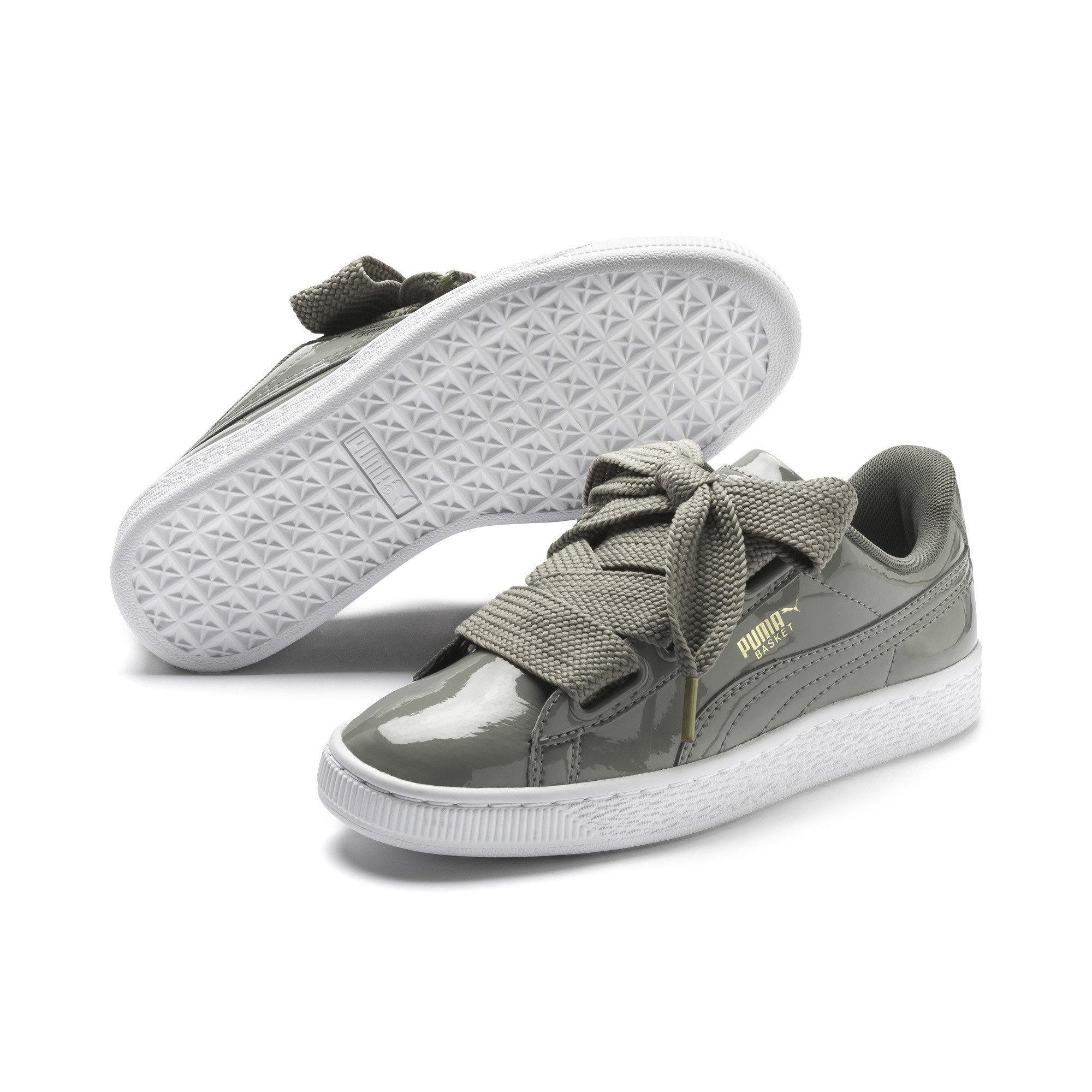 [363073-12] Womens Puma Basket Heart Patent - sneakAR