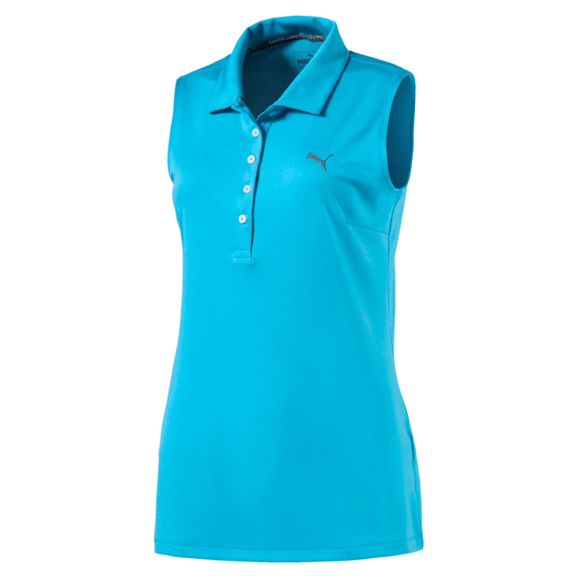 [574773-07] Womens Puma Pounce Sleeveless Polo