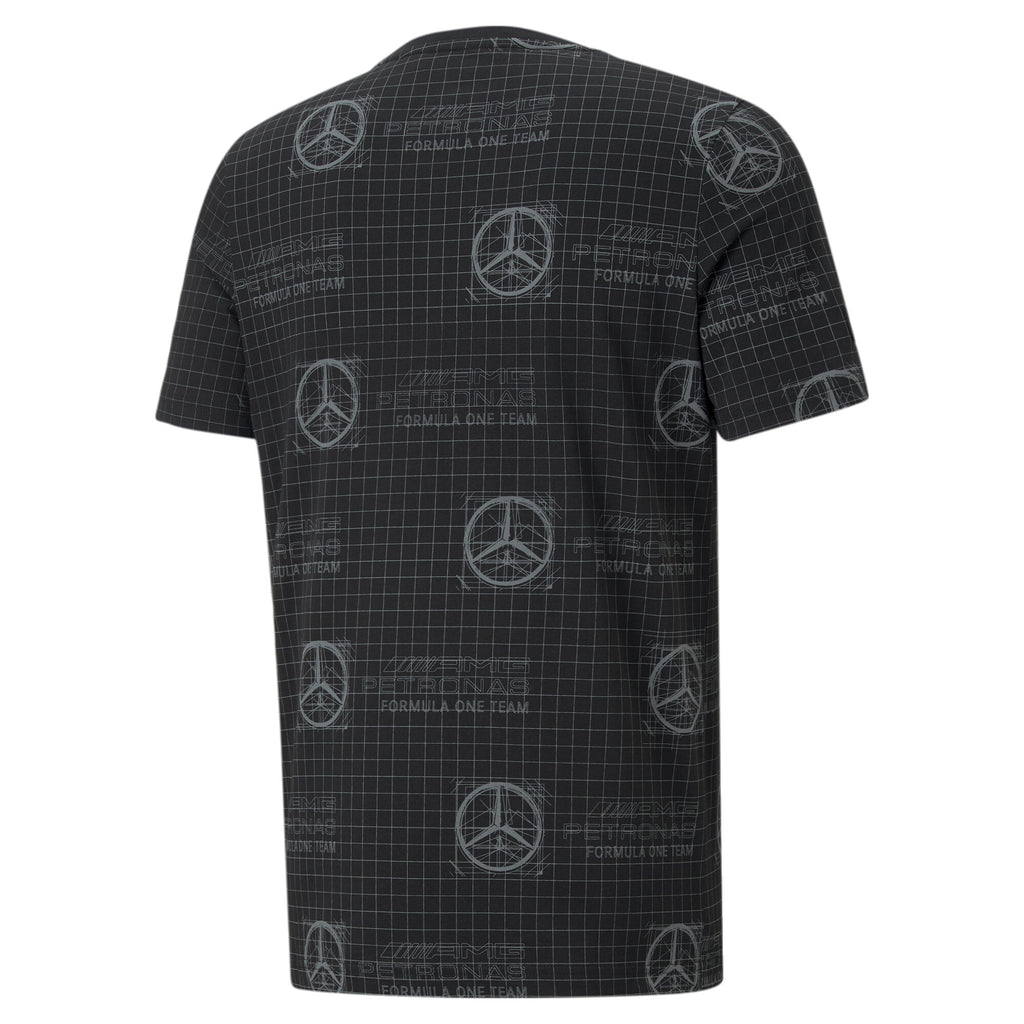 [533692-01] Mens Puma MAPF1 MERCEDES AOP LOGO TEE