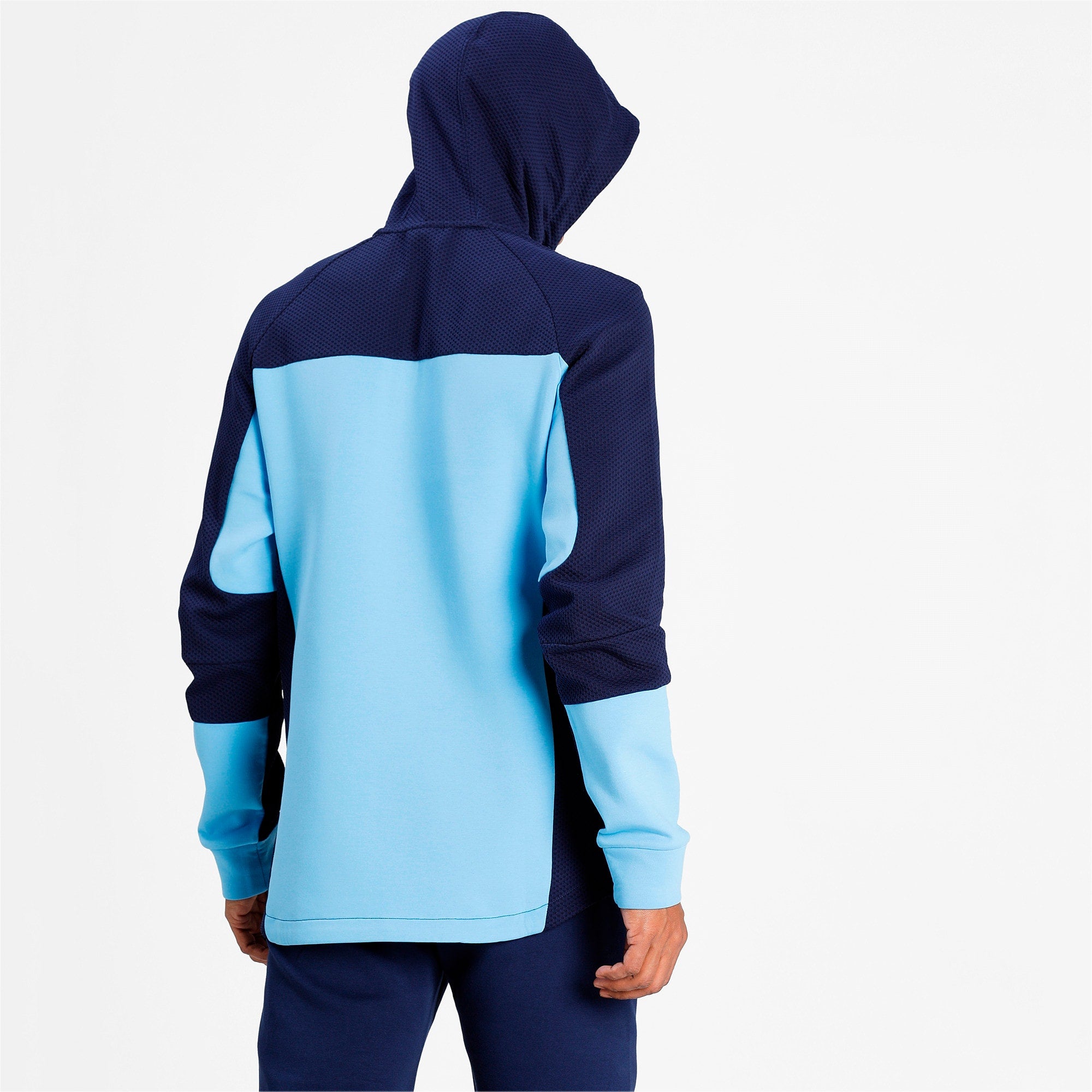 [764276-01] Mens Puma MCFC MANCHESTER CITY EVOSTRIPE HOODED JACKET