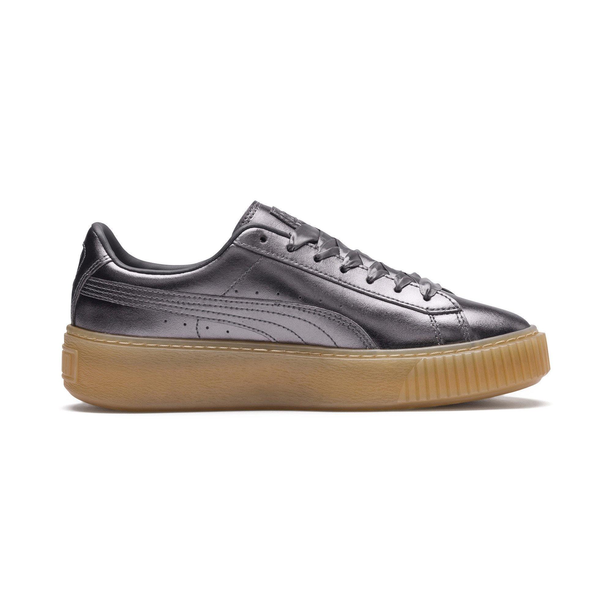 [366687-01] Womens Puma Basket Platform Luxe - sneakAR