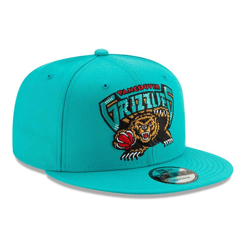 [12195041] Mens New Era NBA Hardwood Classics Night 9Fifty Snapback - Grizzlies - sneakAR