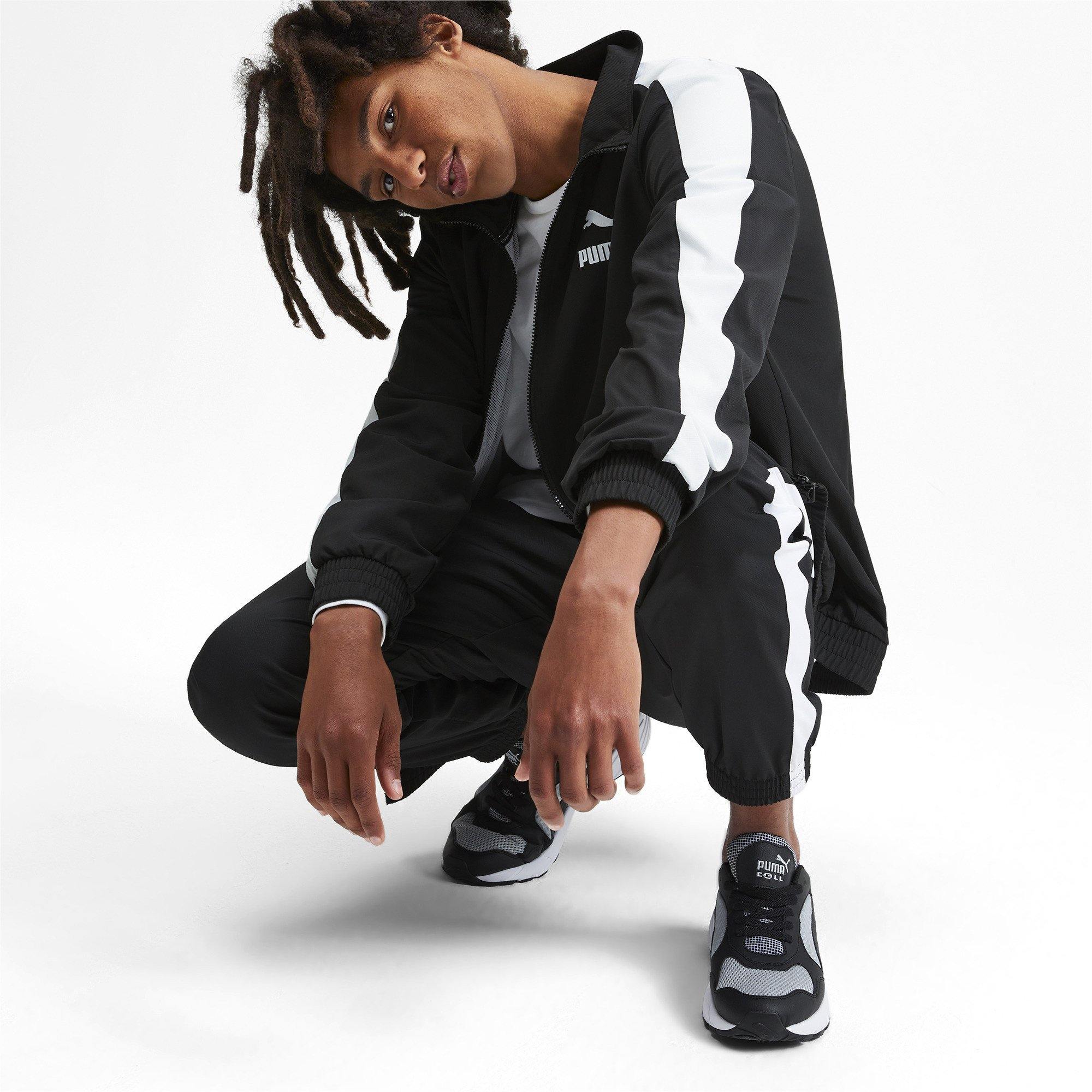[595293-01] Mens Puma Iconic T7 Track Jacket Woven - sneakAR