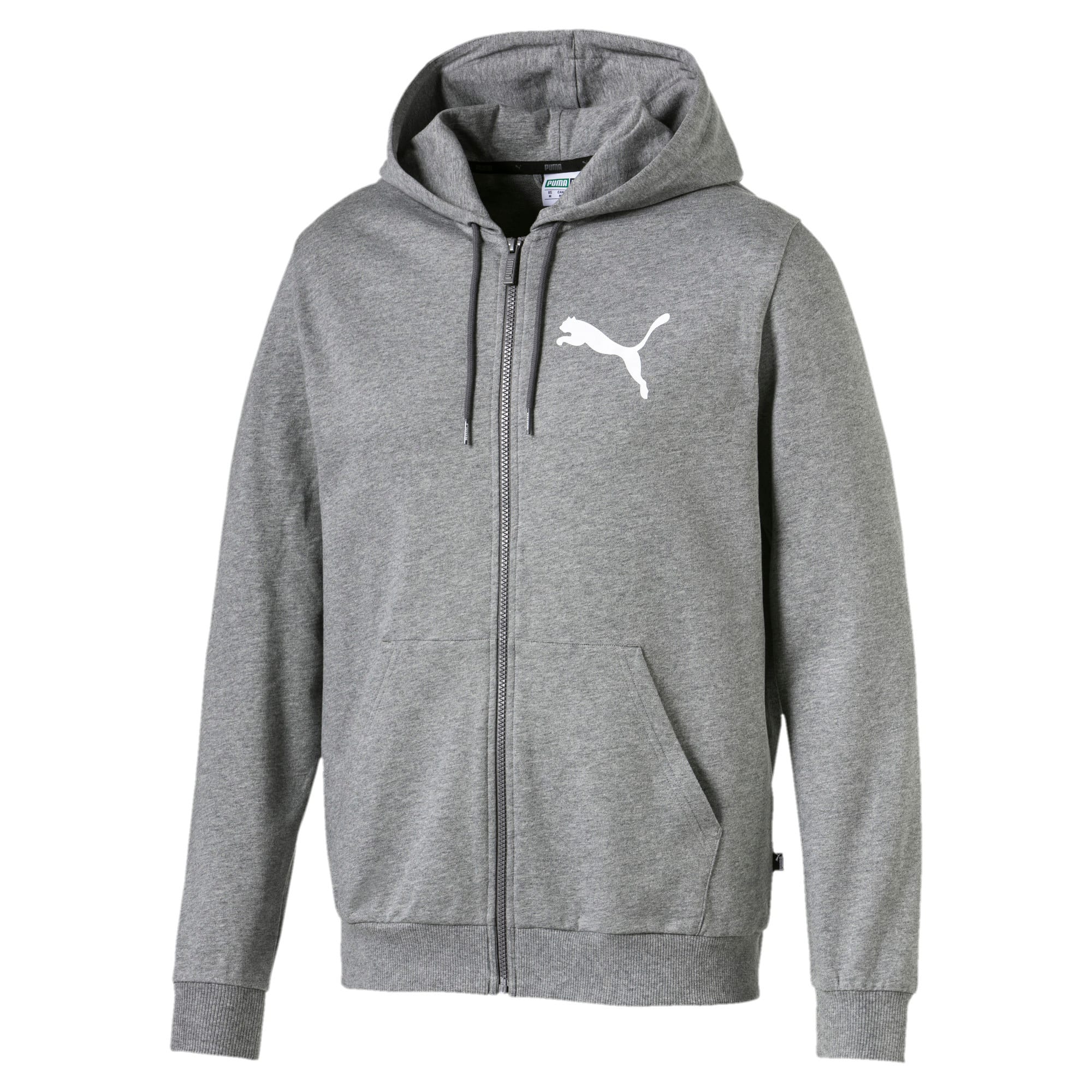 [579531-03] Mens Puma SUMMER LOGO FULL ZIP HOODIE