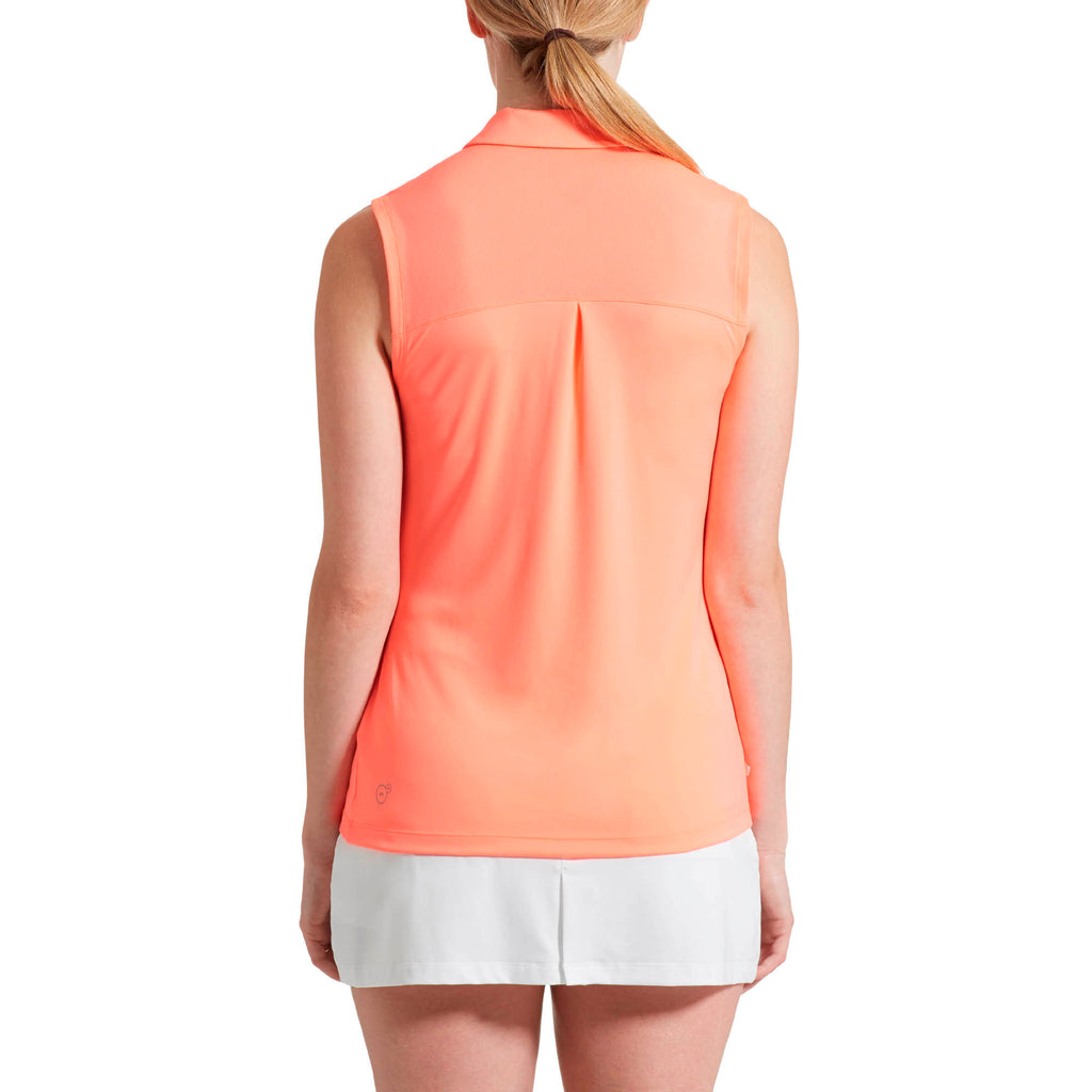 [570524-27] Womens Puma Pounce Sleeveless Polo