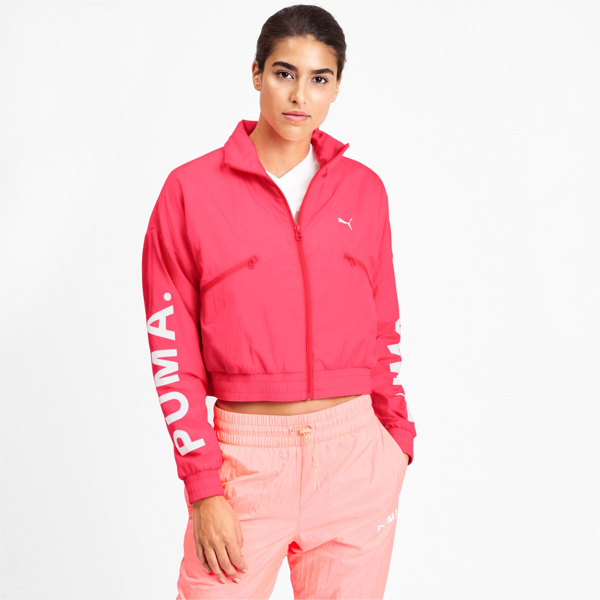 [595493-15] Womens Puma CHASE WOVEN JACKET