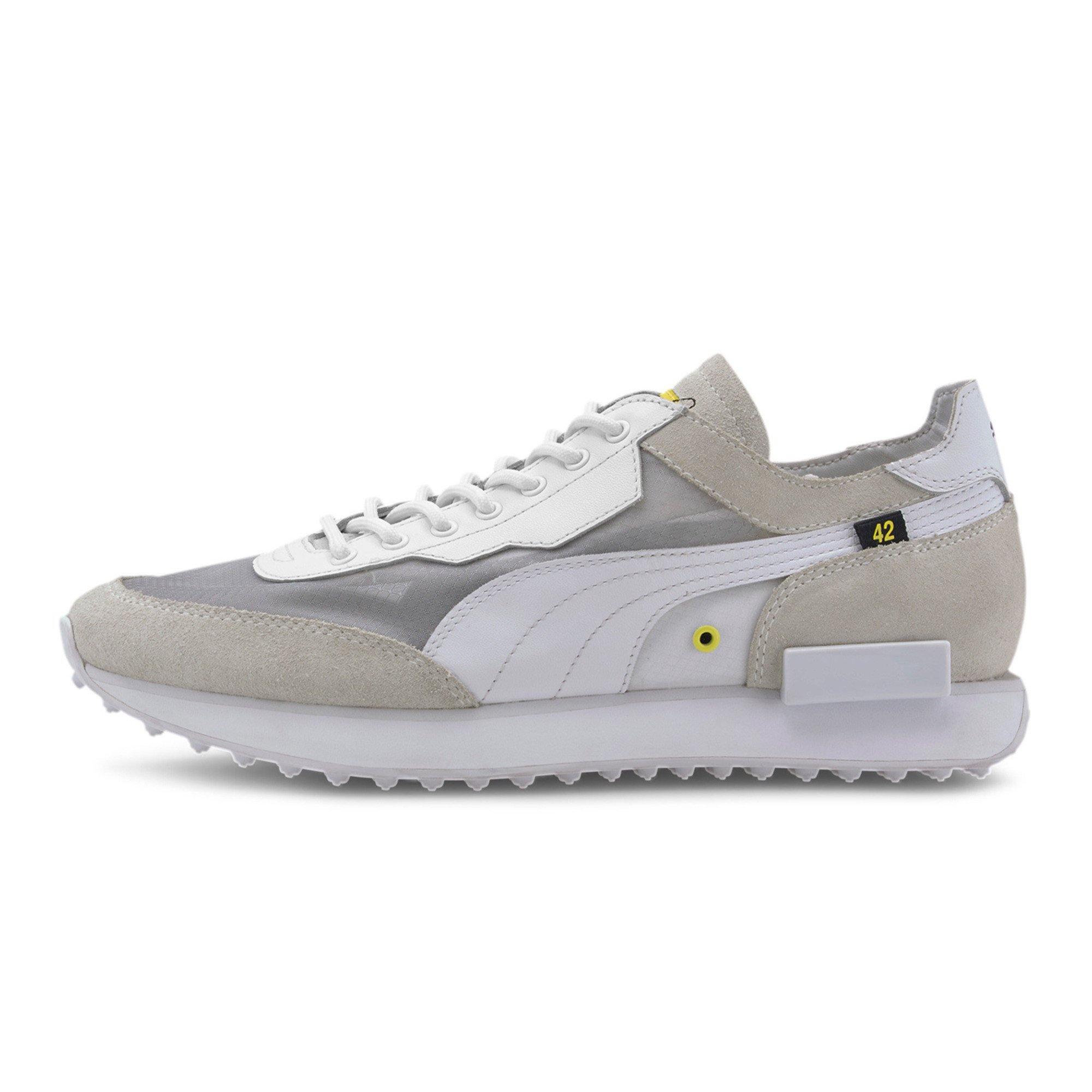 [372185-01] Mens Puma Future Rider X Chinatown Market White - sneakAR