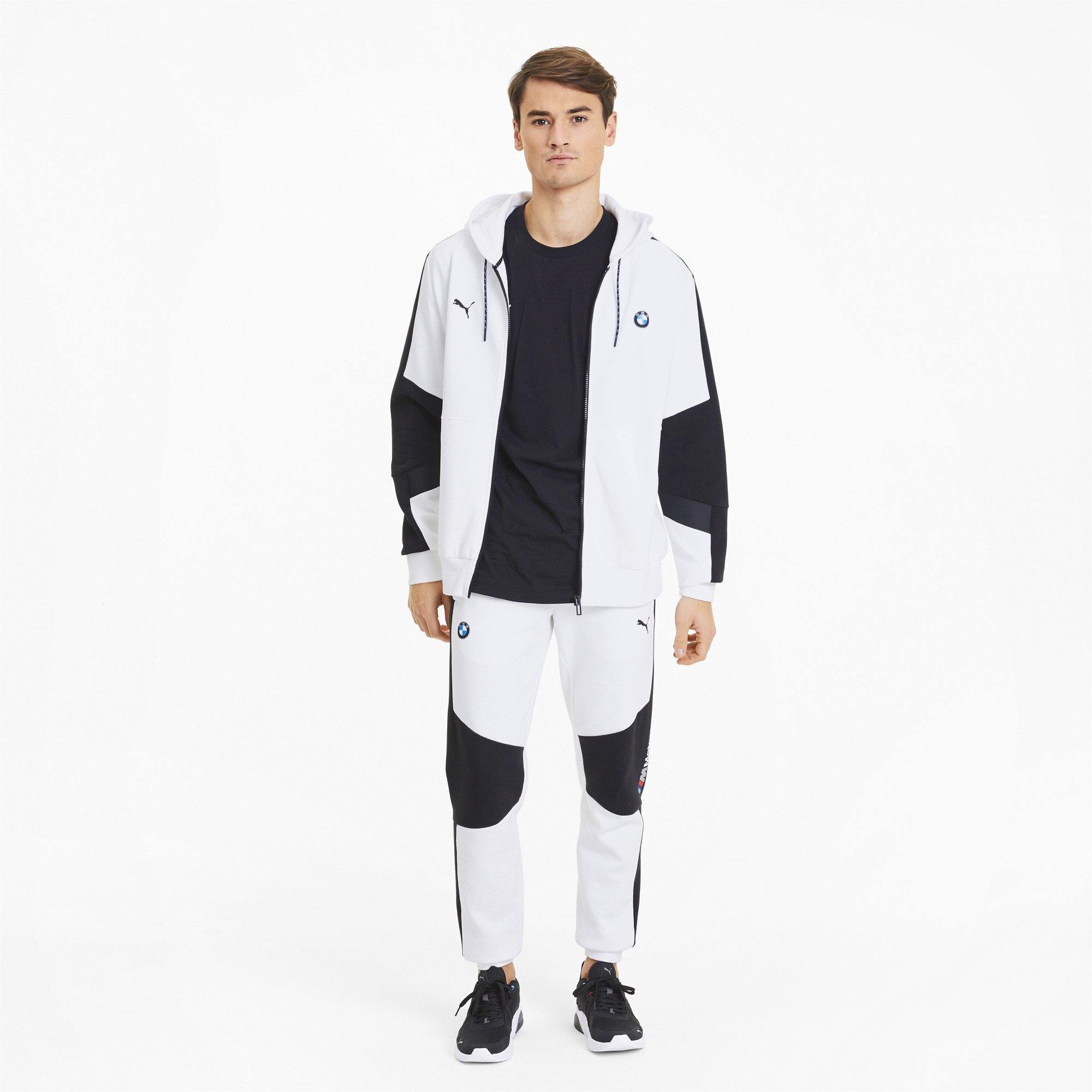 [596097-02] Mens Puma BMW Motorsport Hooded Sweat Jacket - sneakAR