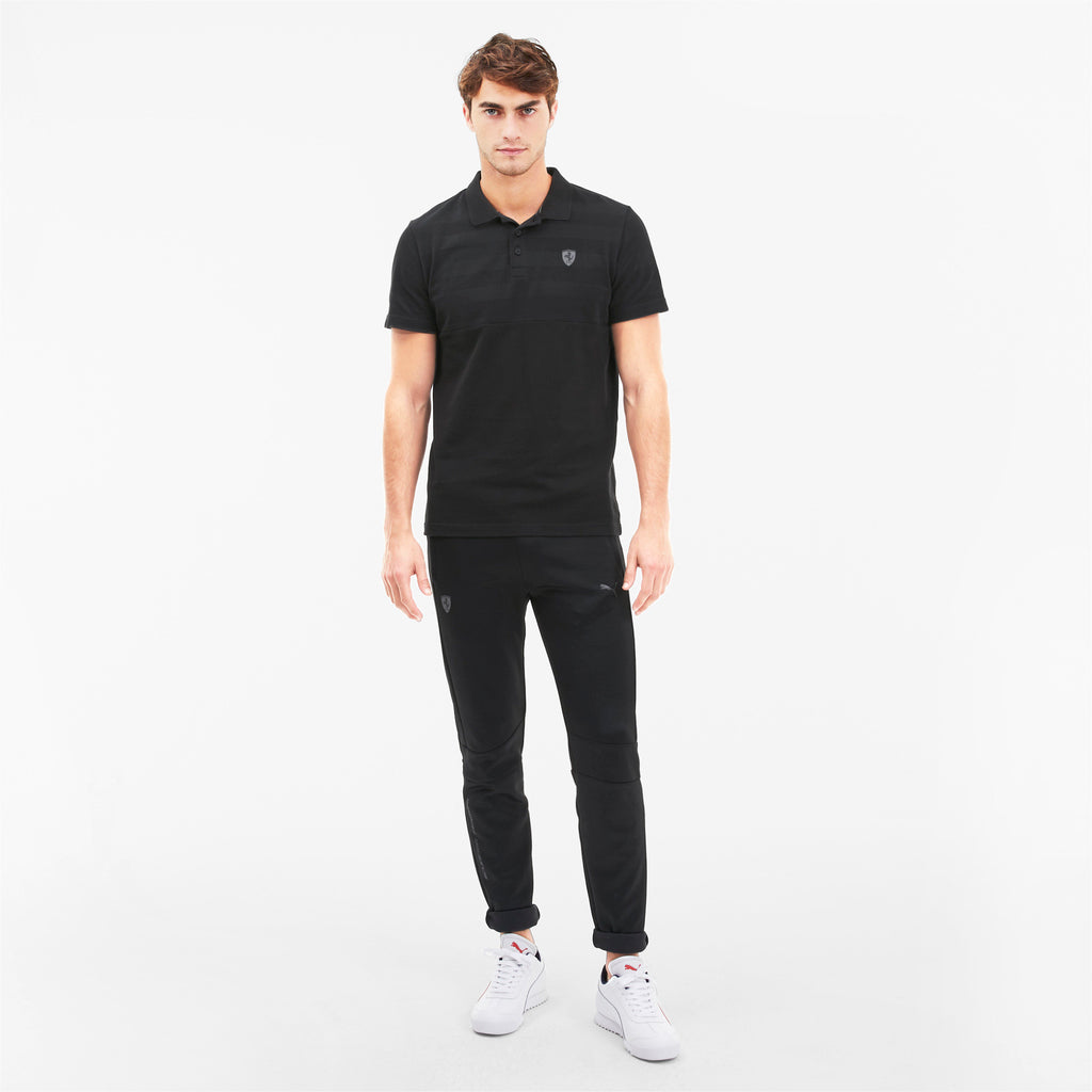 [596123-01] Mens Puma Ferrari Striped Polo