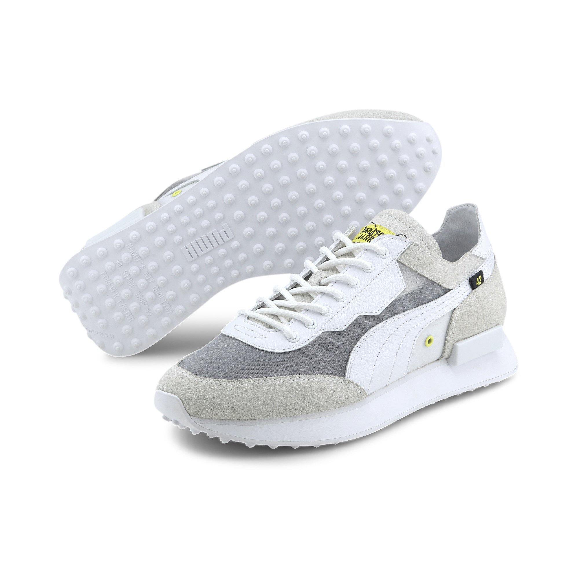 [372185-01] Mens Puma Future Rider X Chinatown Market White - sneakAR