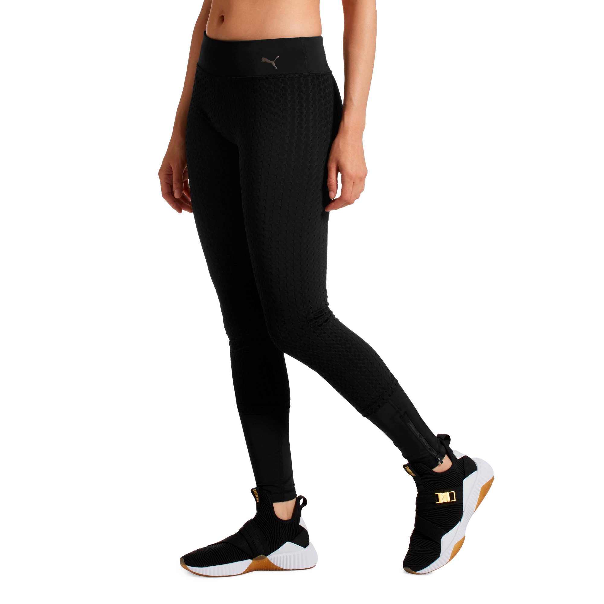 [517083-01] Womens Puma Luxe Mesh Tight
