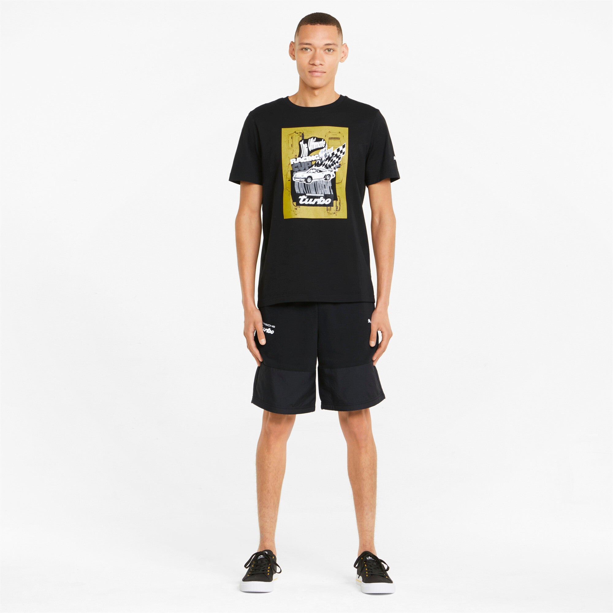 [533776-01] Mens Puma PL PORSCHE SWEAT SHORTS