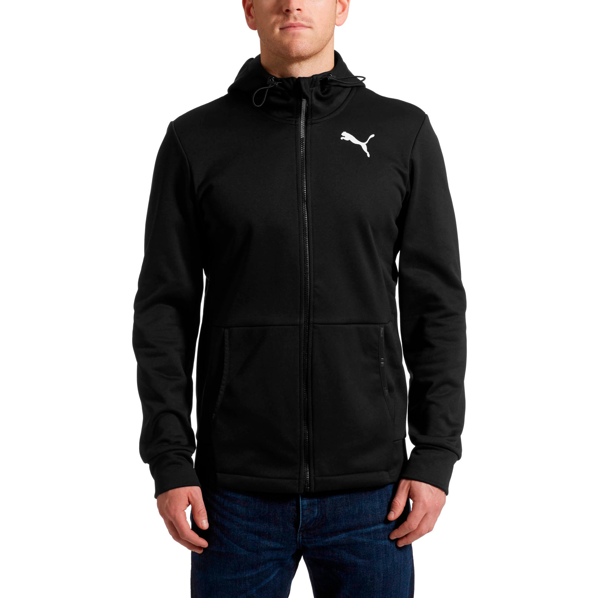 [852391-01] Mens Puma Tec Sports Warm Full Zip Hoody