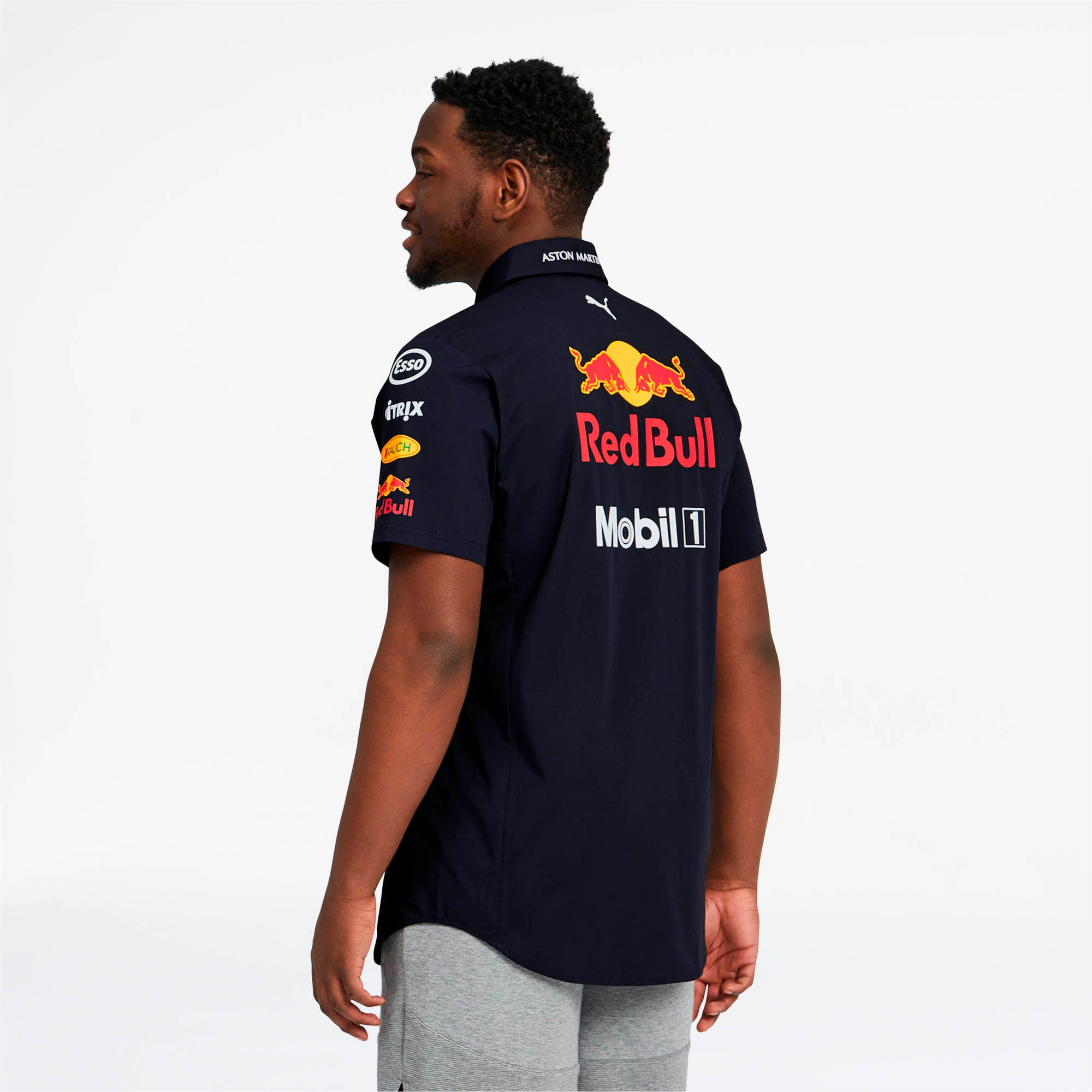 [762883-01] Mens Puma AMRBR Red Bull Racing Team Shirt