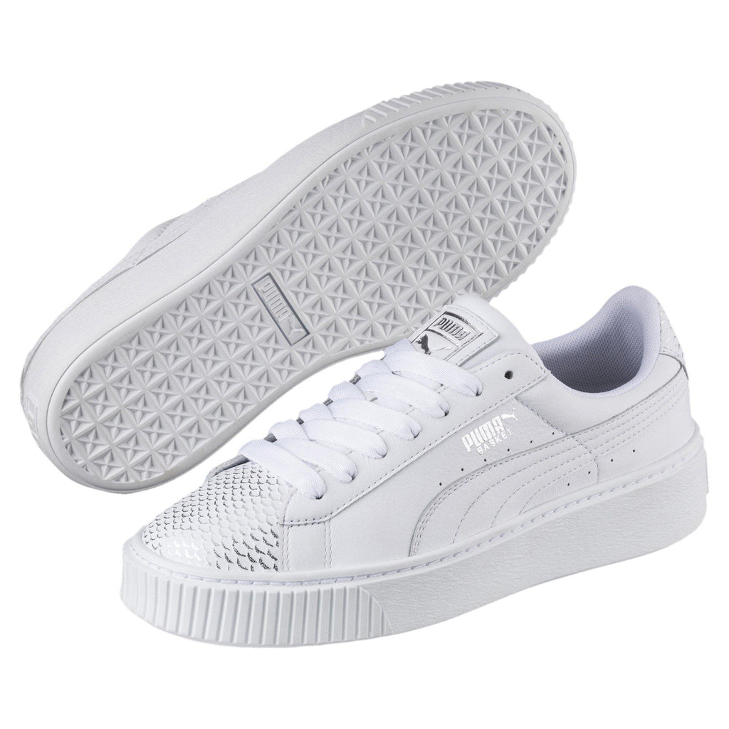 [366442-02] Womens Puma Basket Platform Ocean - sneakAR