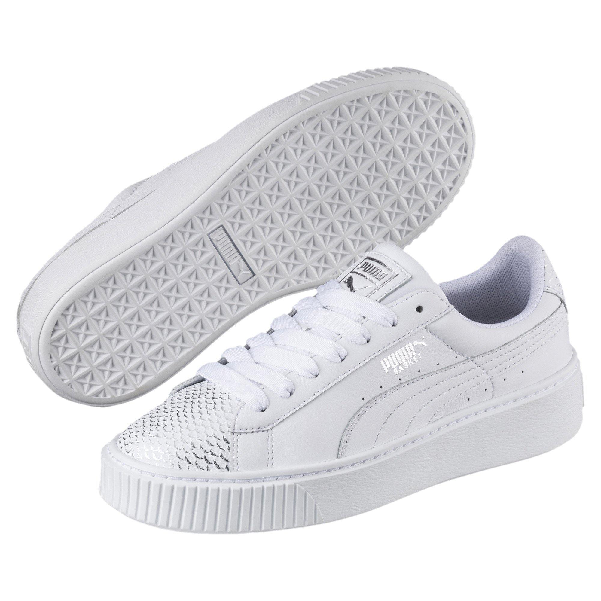 [366442-02] Womens Puma Basket Platform Ocean - sneakAR