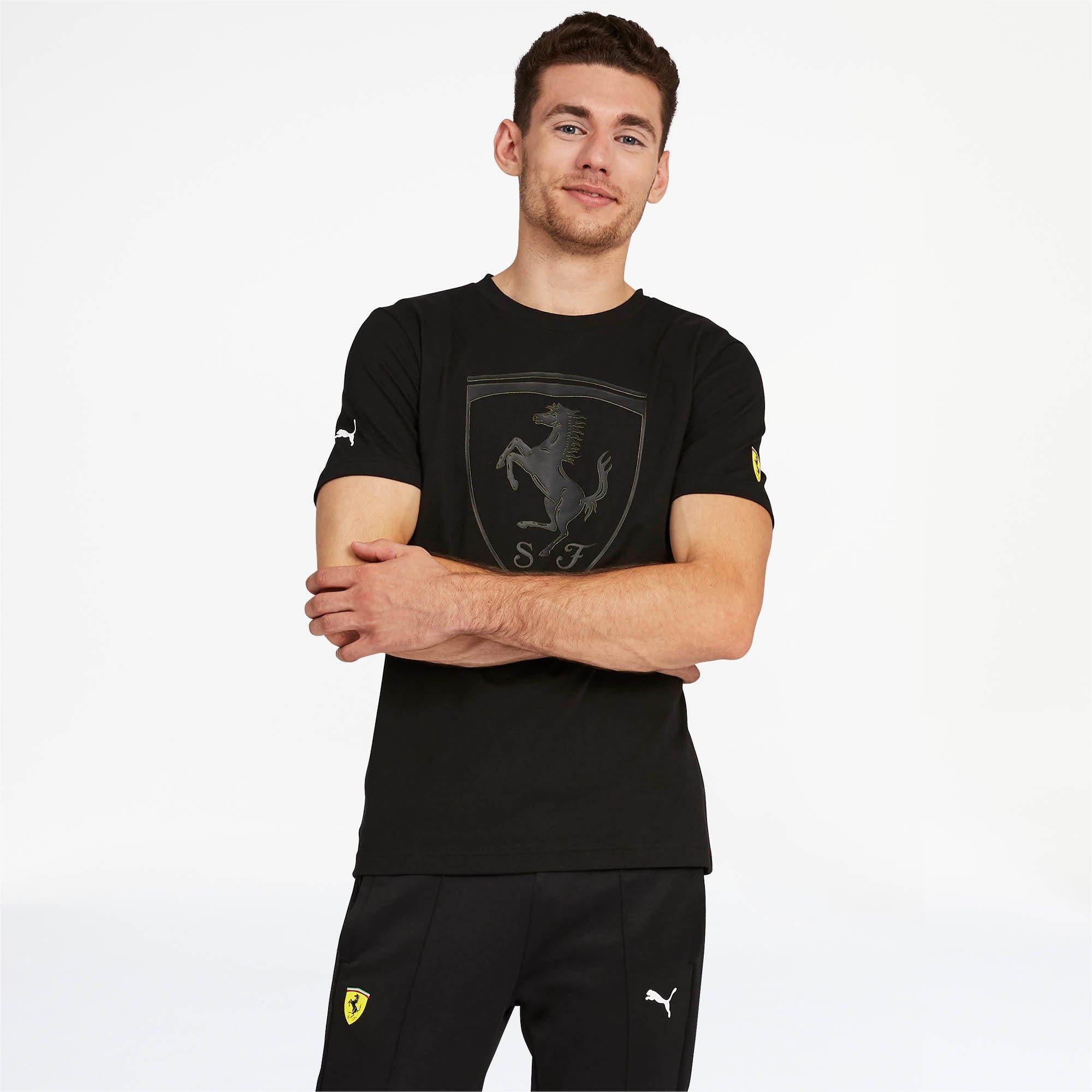 [595554-02] Mens Puma SF Ferrari Big Shield Tee - sneakAR