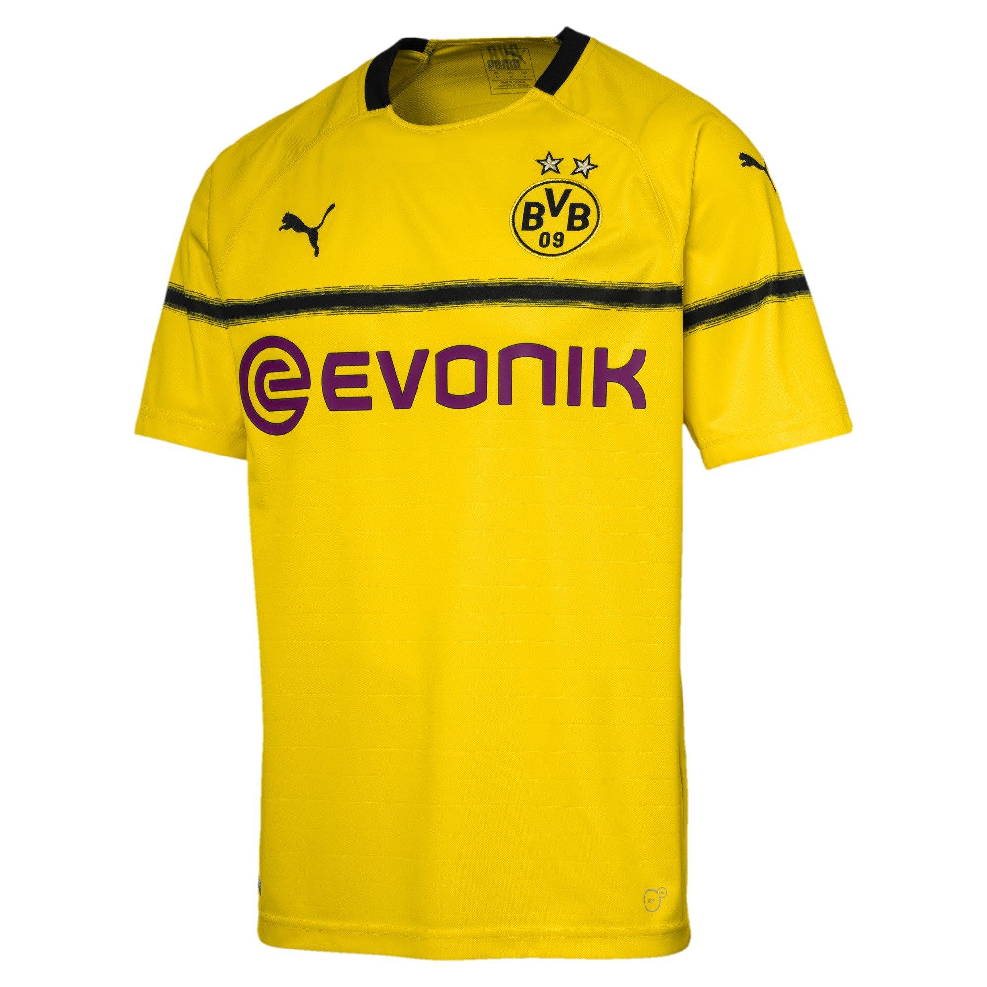 [753322-11] Mens Puma BVB Cup Shirt Replica With Evonik Logo - sneakAR