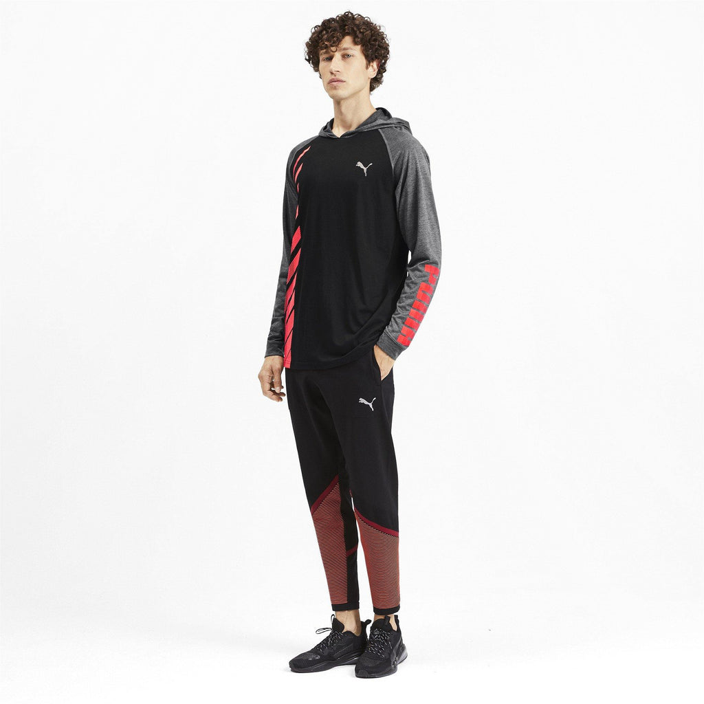 [518354-03] Mens Puma Collective Long Sleeve Hooded Tee - sneakAR