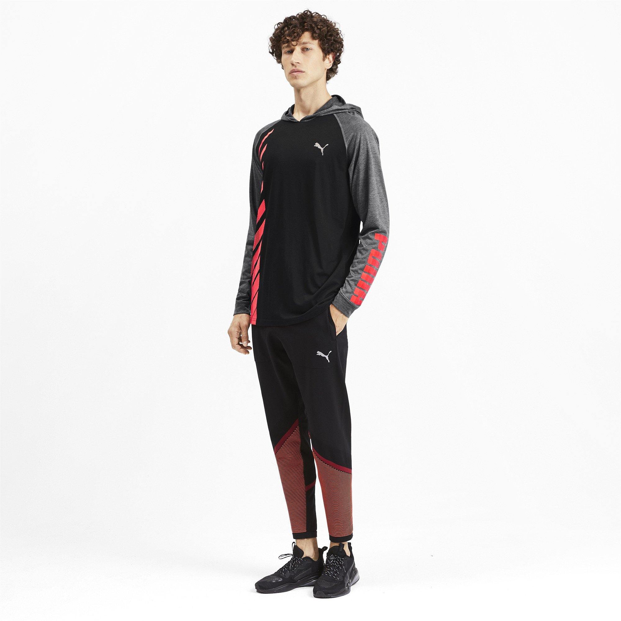 [518354-03] Mens Puma Collective Long Sleeve Hooded Tee - sneakAR