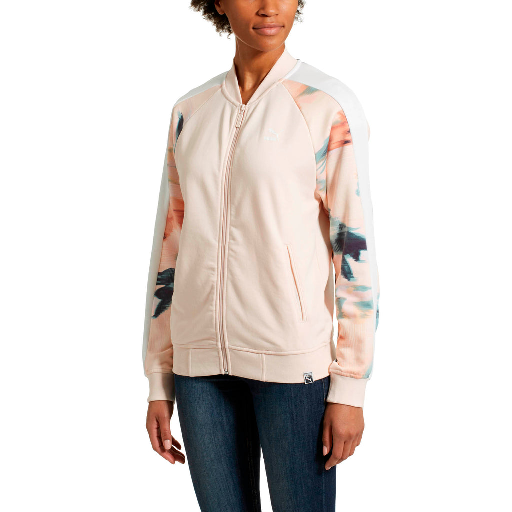 [575072-36] Womens Puma Classics Logo T7 Track Jacket Aop