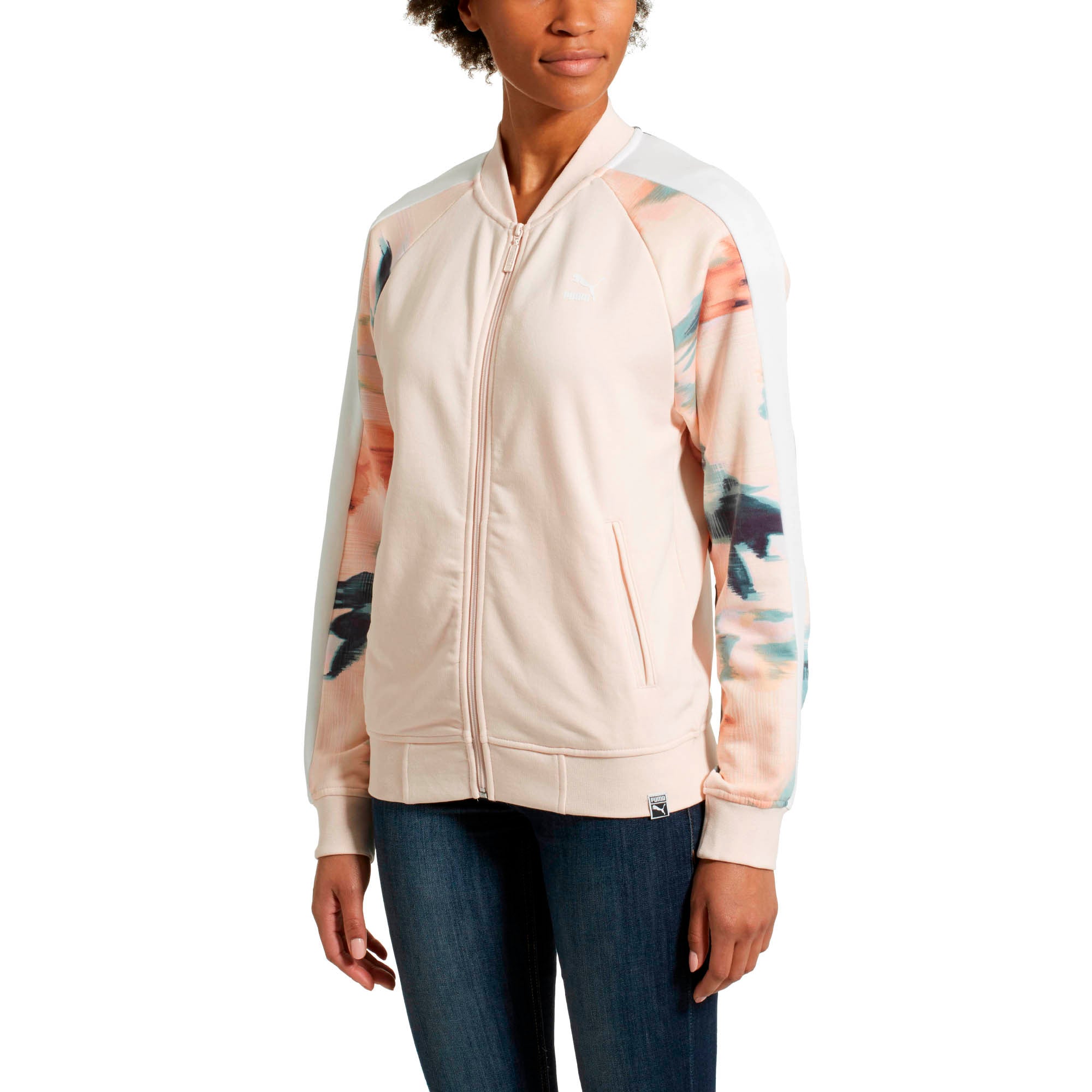 [575072-36] Womens Puma Classics Logo T7 Track Jacket Aop