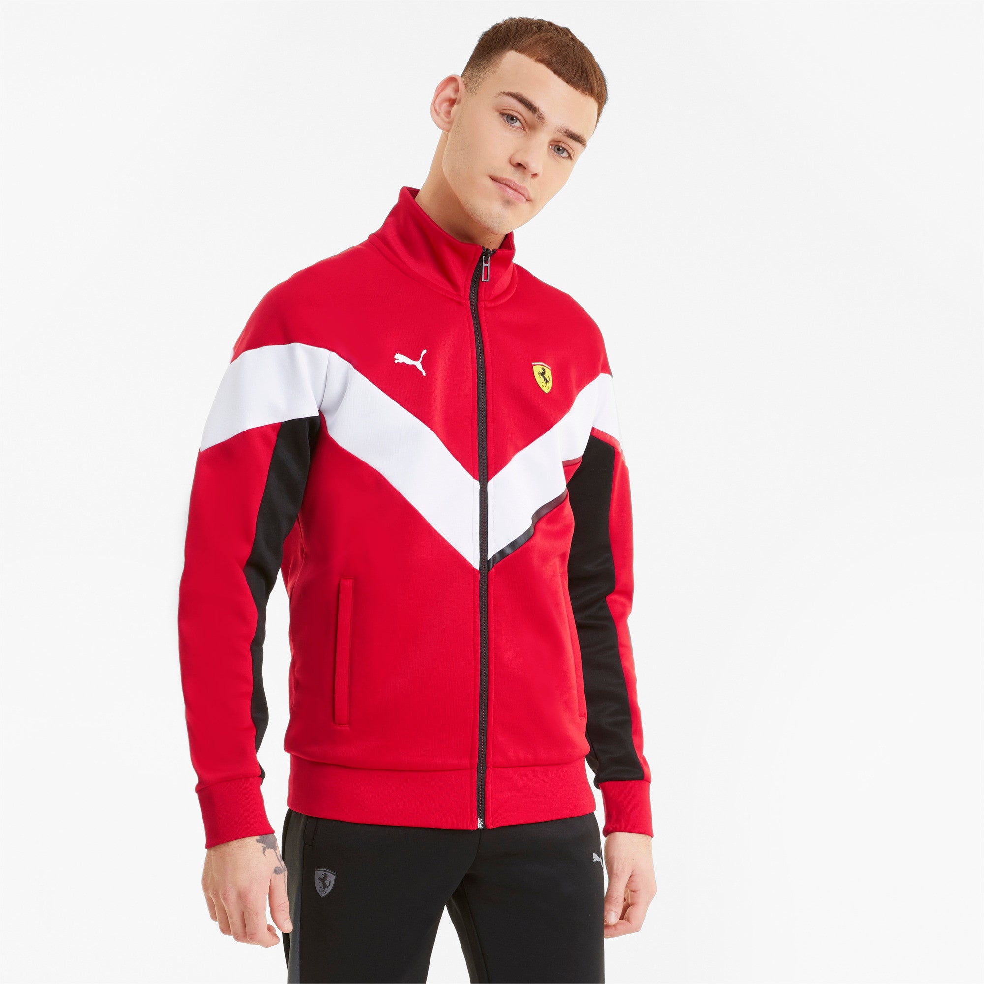 [599824-02] Mens Puma Ferrari Race MCS Track Jacket