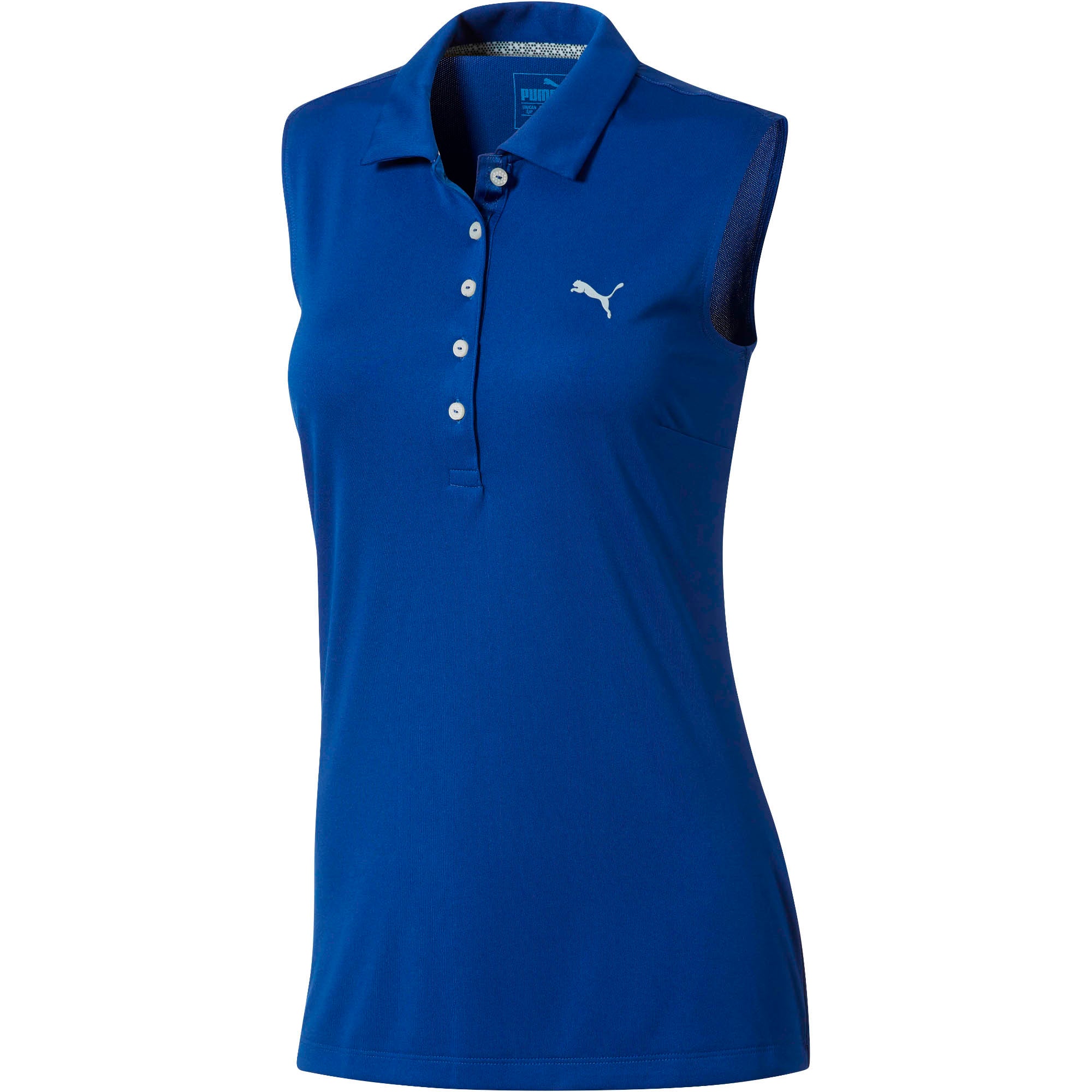 [574773-11] Womens Puma Pounce Sleeveless Polo