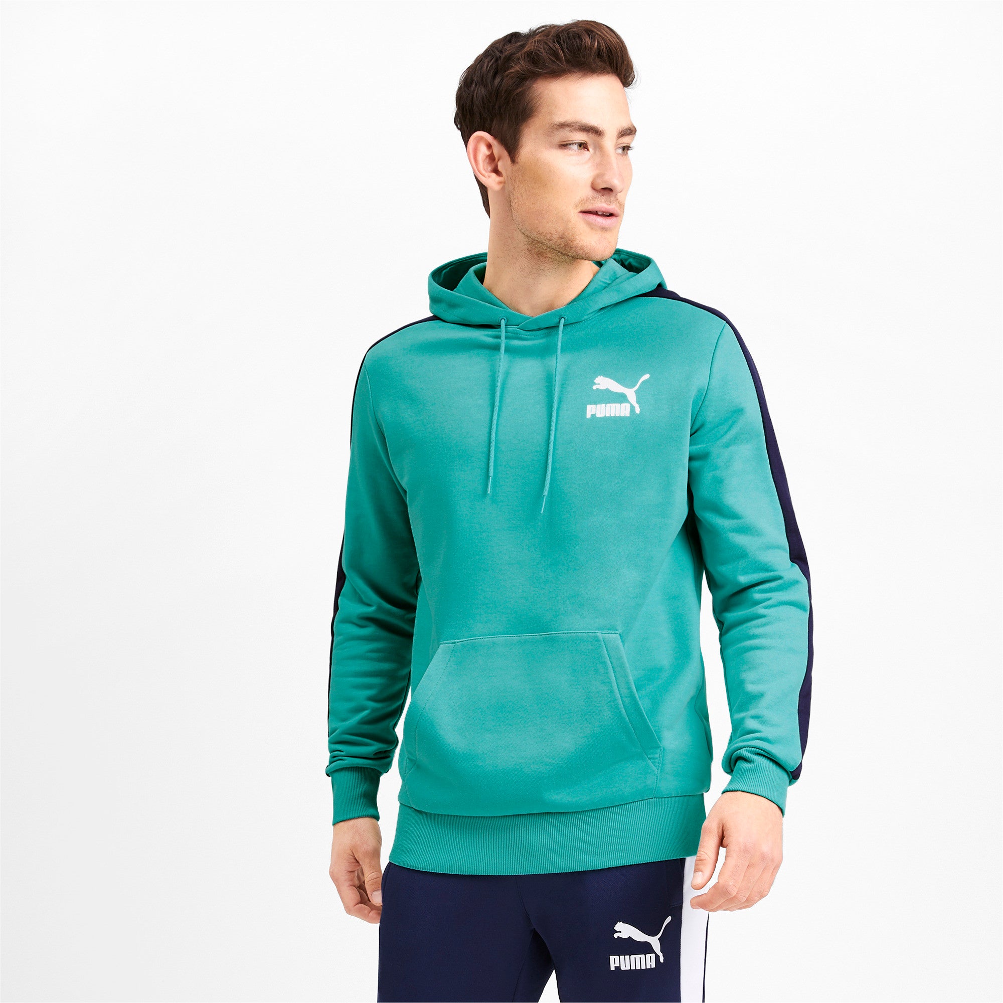 [595297-35] Mens Puma ICONIC T7 HOODY TR