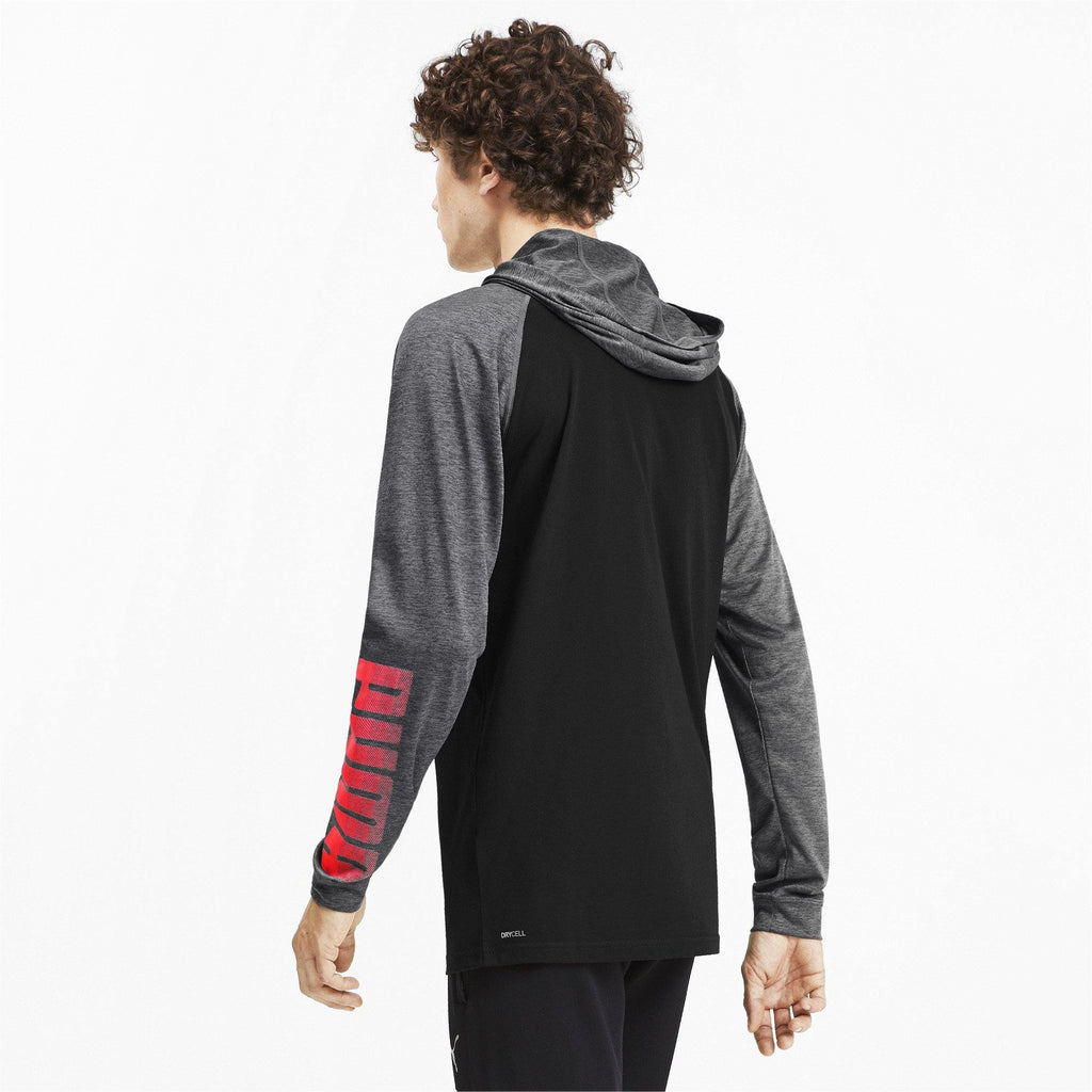 [518354-03] Mens Puma Collective Long Sleeve Hooded Tee - sneakAR