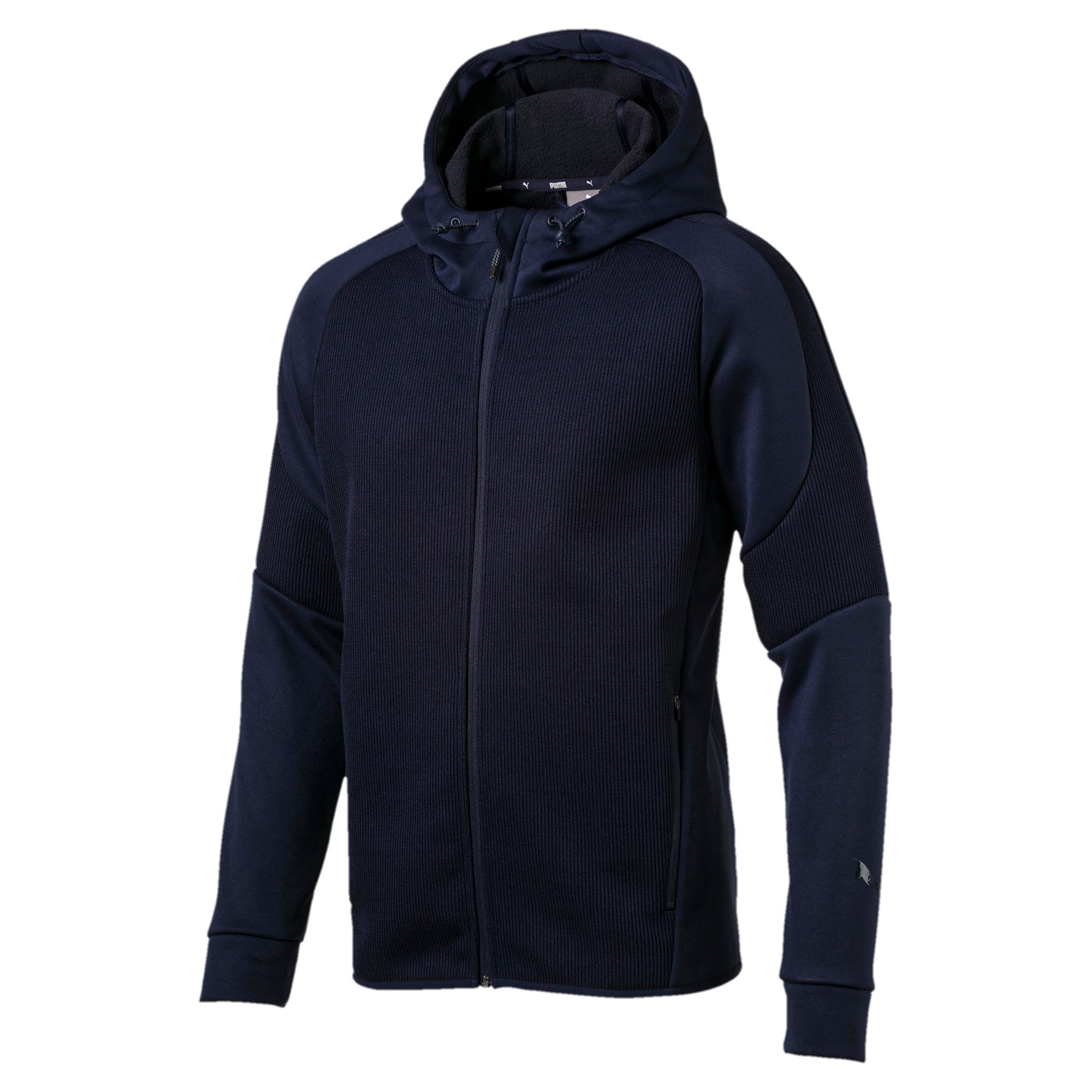 [855631-06] Mens Puma Evostripe Hybrid Hooded Jacket