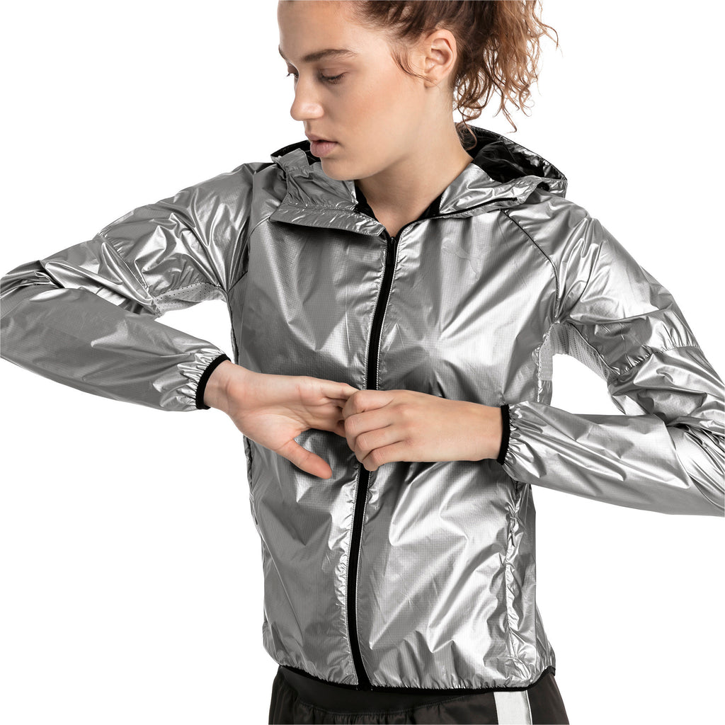 [517444-03] Womens Puma Last Lap Metallic Jacket